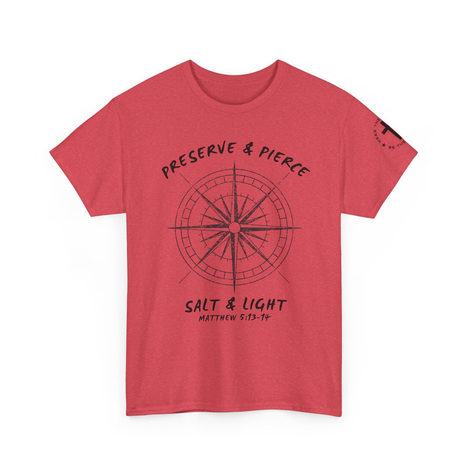 Compass Graphic Tee — "Salt and Light" Inspirational Christian T-Shirt - Image 83