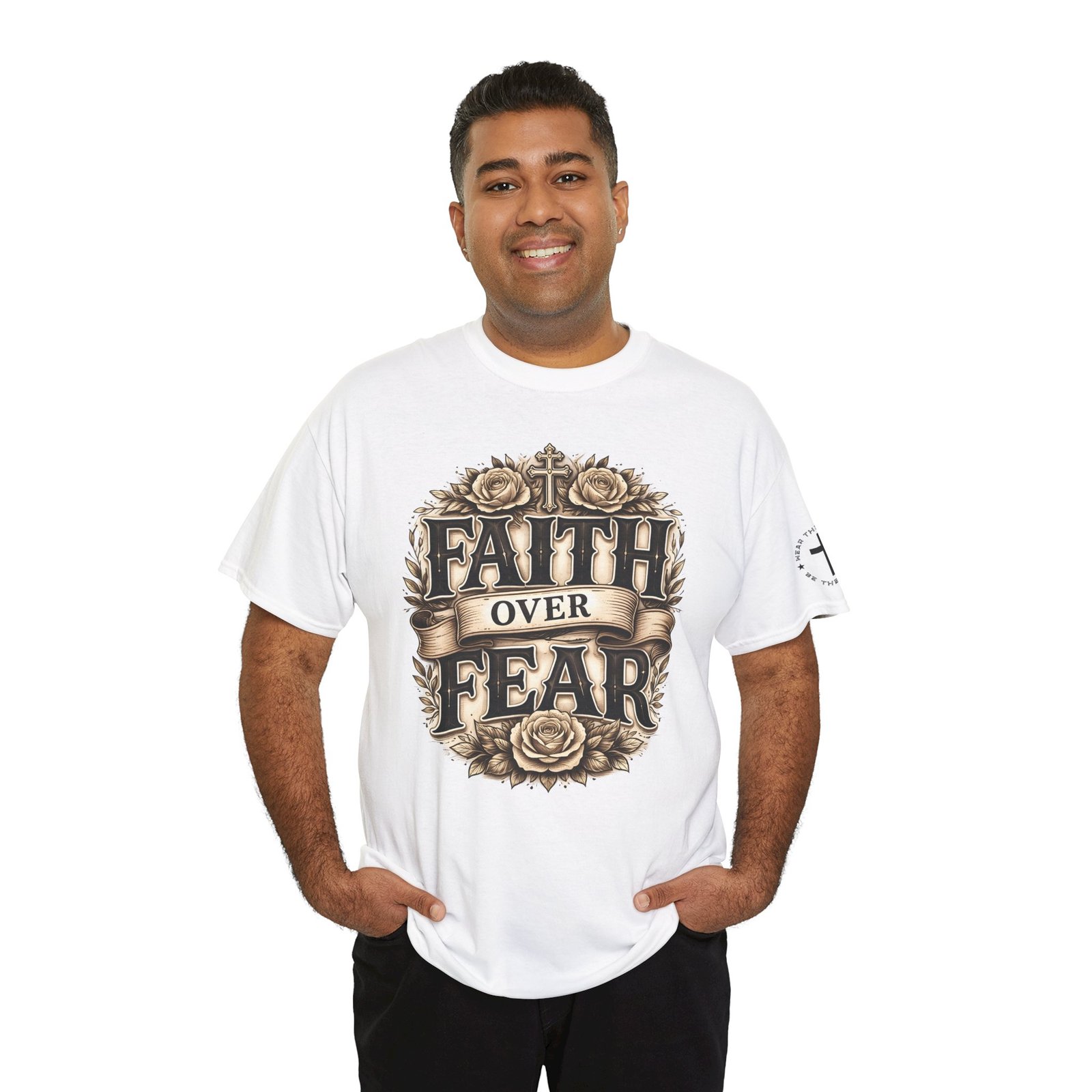 Faith Over Fear T-Shirt — Inspirational Christian Tee - Image 17