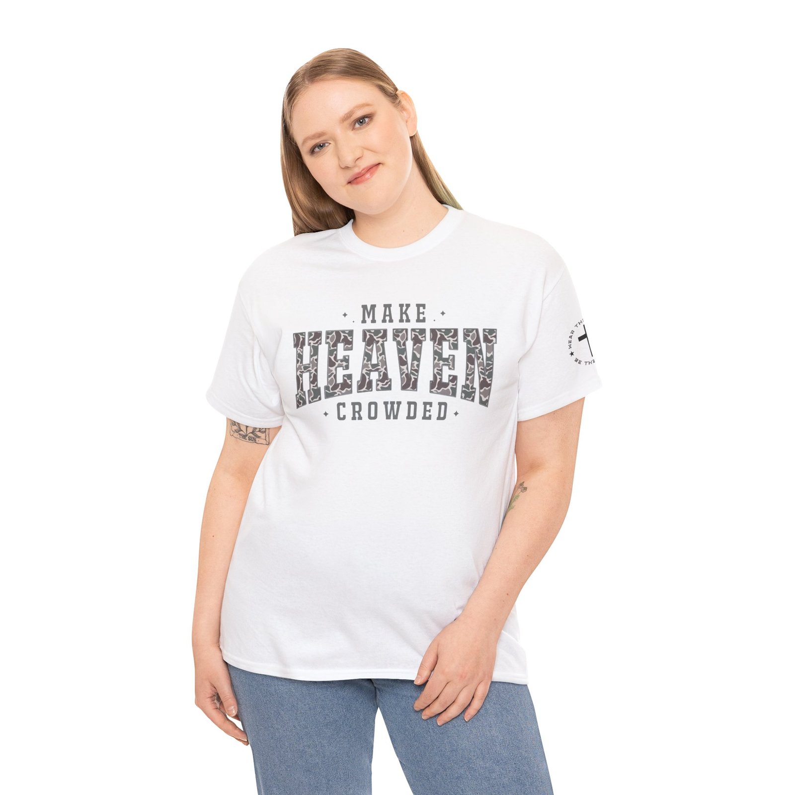 Make Heaven Crowded T-Shirt — Inspirational Christian Faith Tee - Image 15