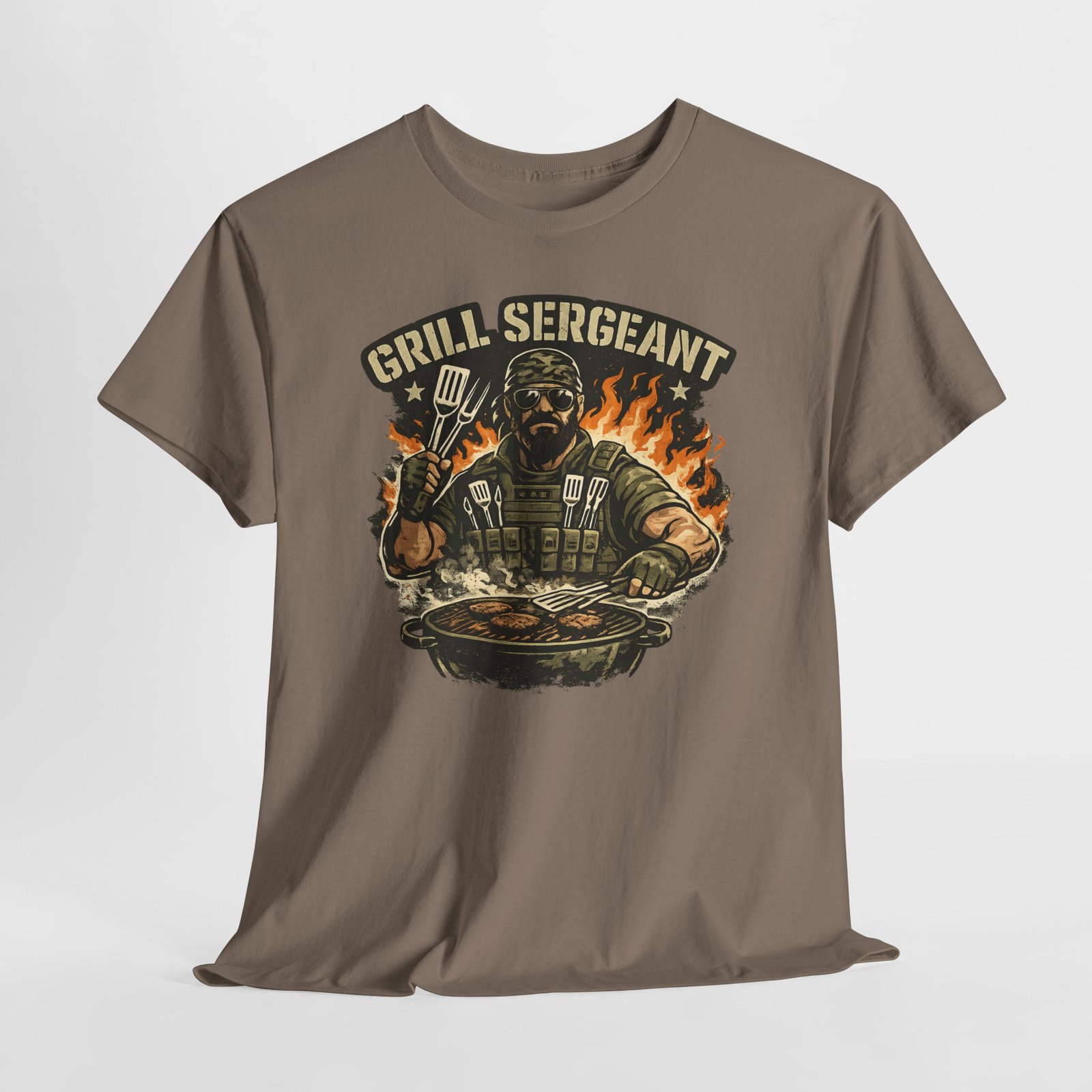 Grill Sergeant Dad T-Shirt — Funny Father’s Day BBQ Tee - Image 28