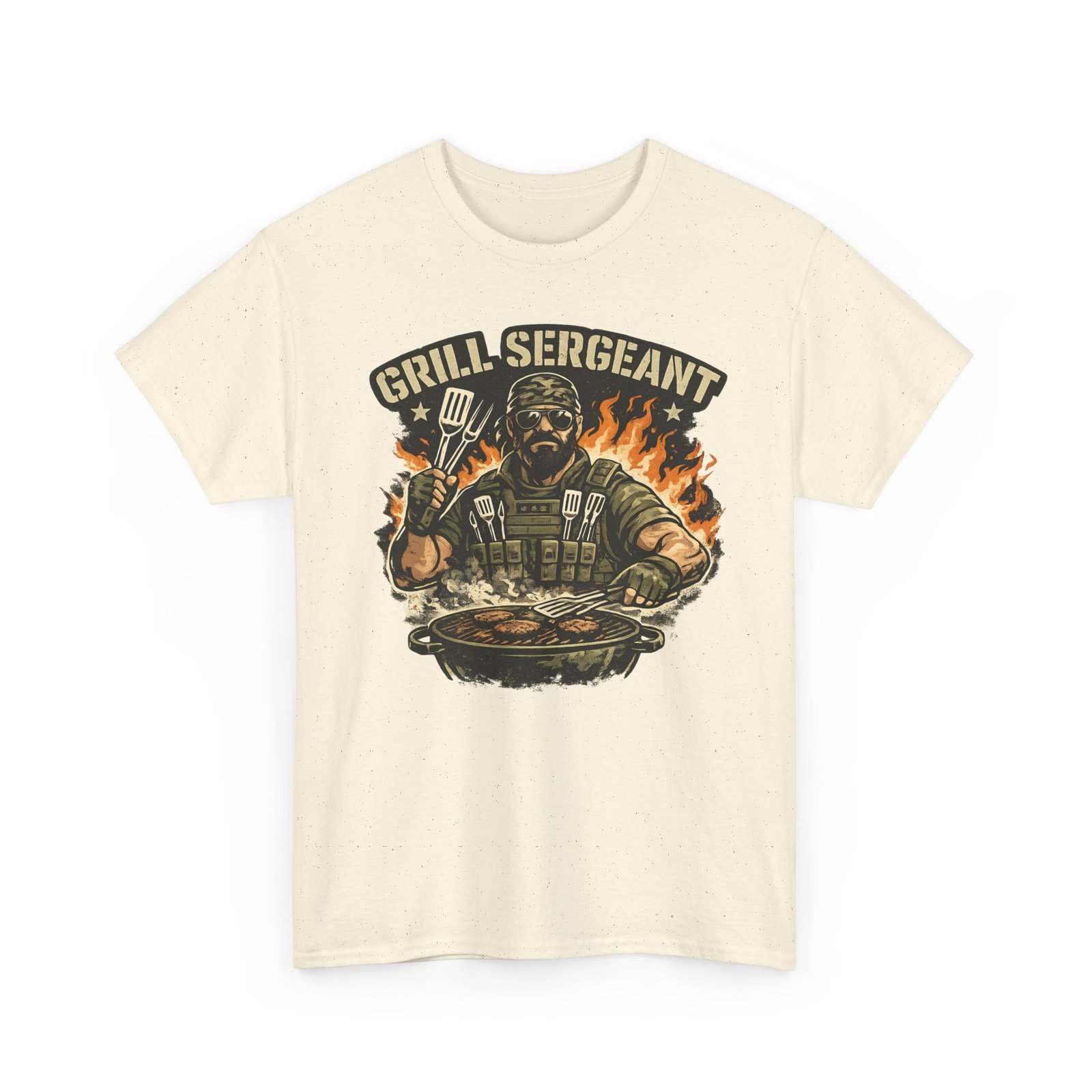 Grill Sergeant Dad T-Shirt — Funny Father’s Day BBQ Tee - Image 33