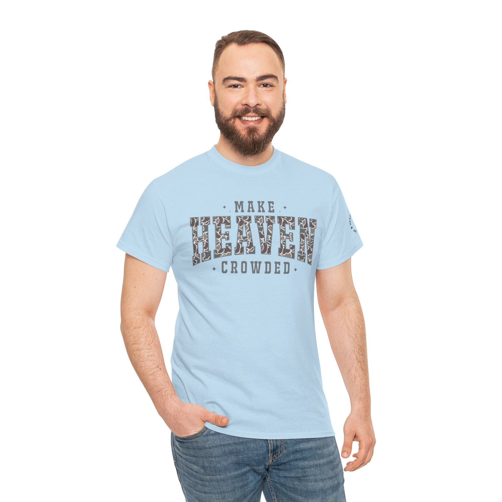 Make Heaven Crowded T-Shirt — Inspirational Christian Faith Tee - Image 67