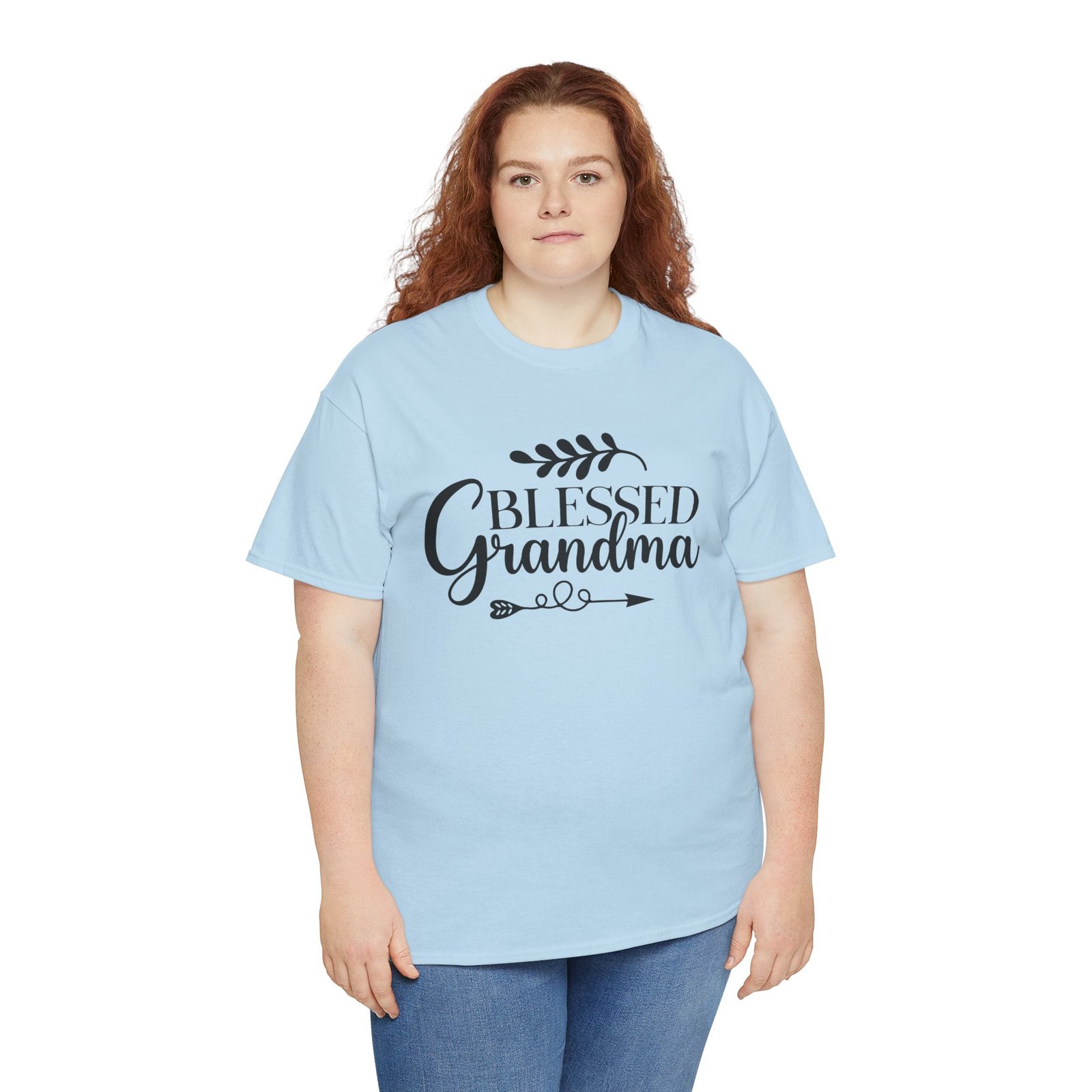 Blessed Grandma T-Shirt – Floral Grandma Gift Tee - Image 70