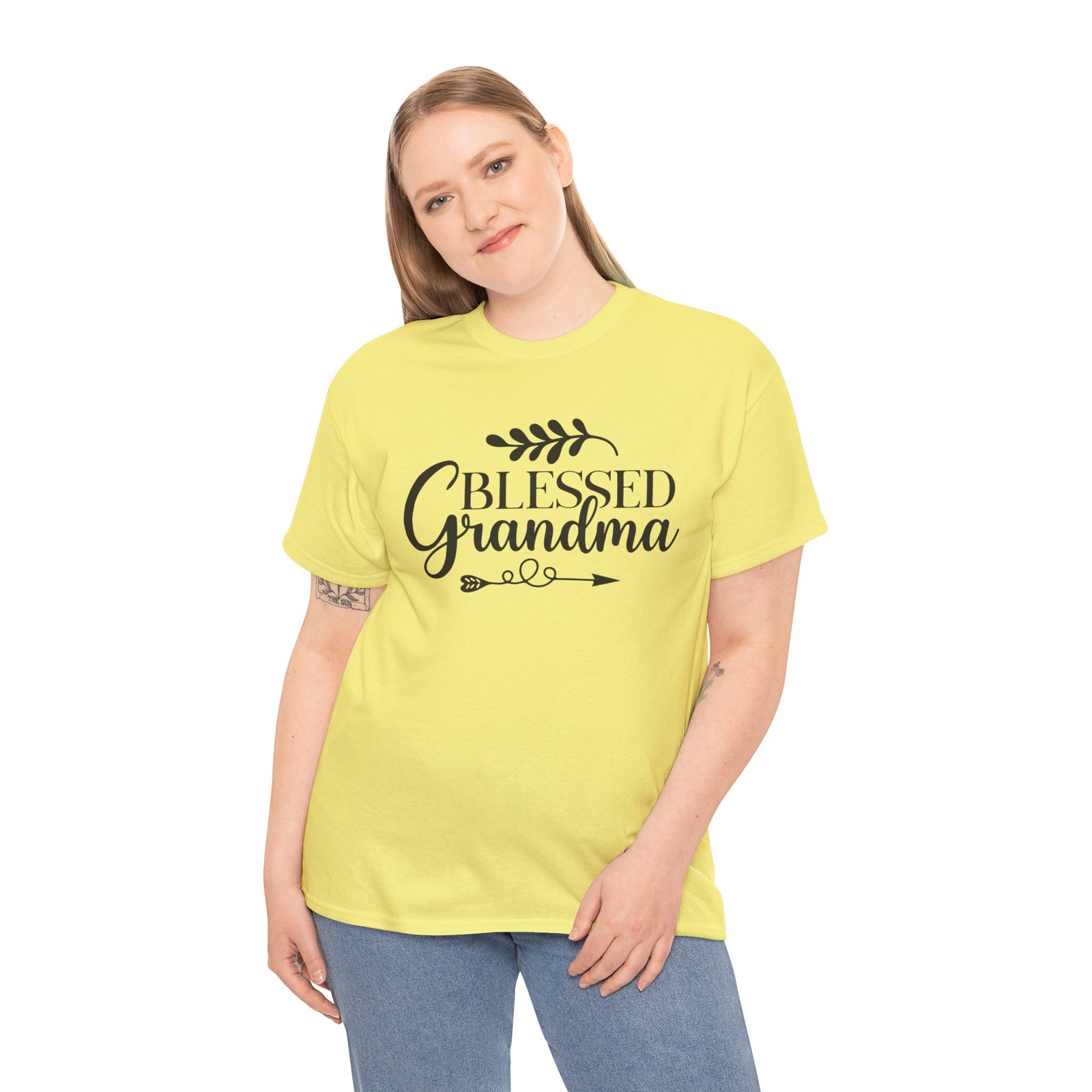 Blessed Grandma T-Shirt – Floral Grandma Gift Tee - Image 55
