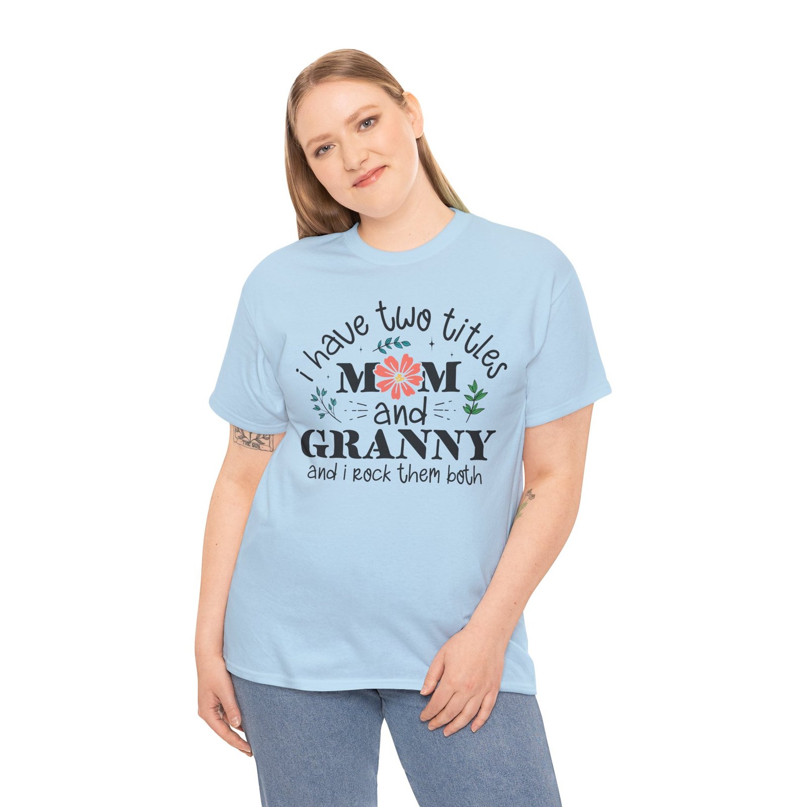 I Have Two Titles: Mom and Granny T-Shirt - Image 62