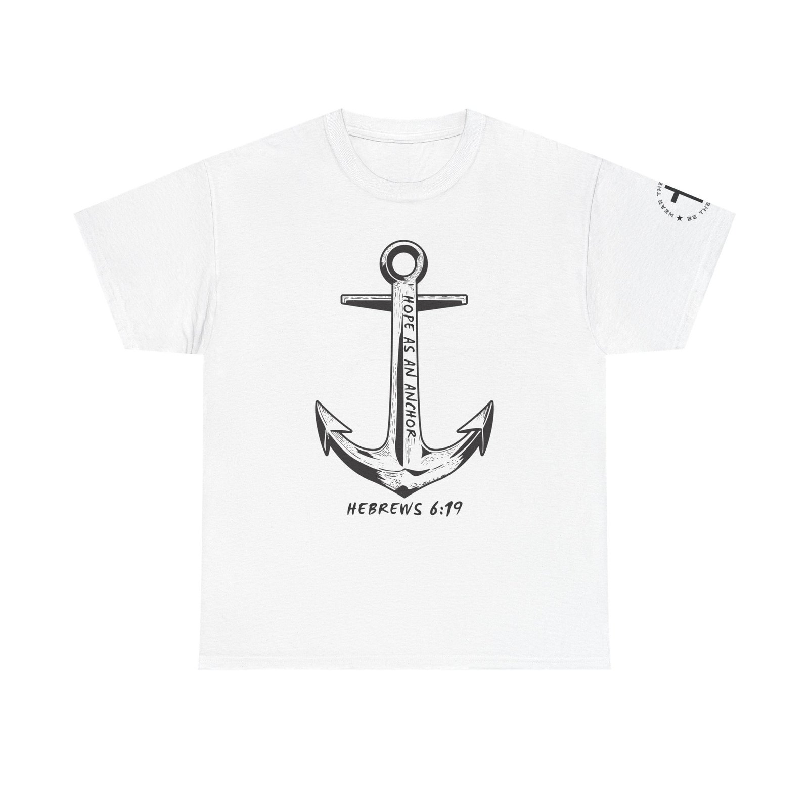 Anchor Faith T-Shirt – Hebrews 6:19 Christian Nautical Tee - Image 11