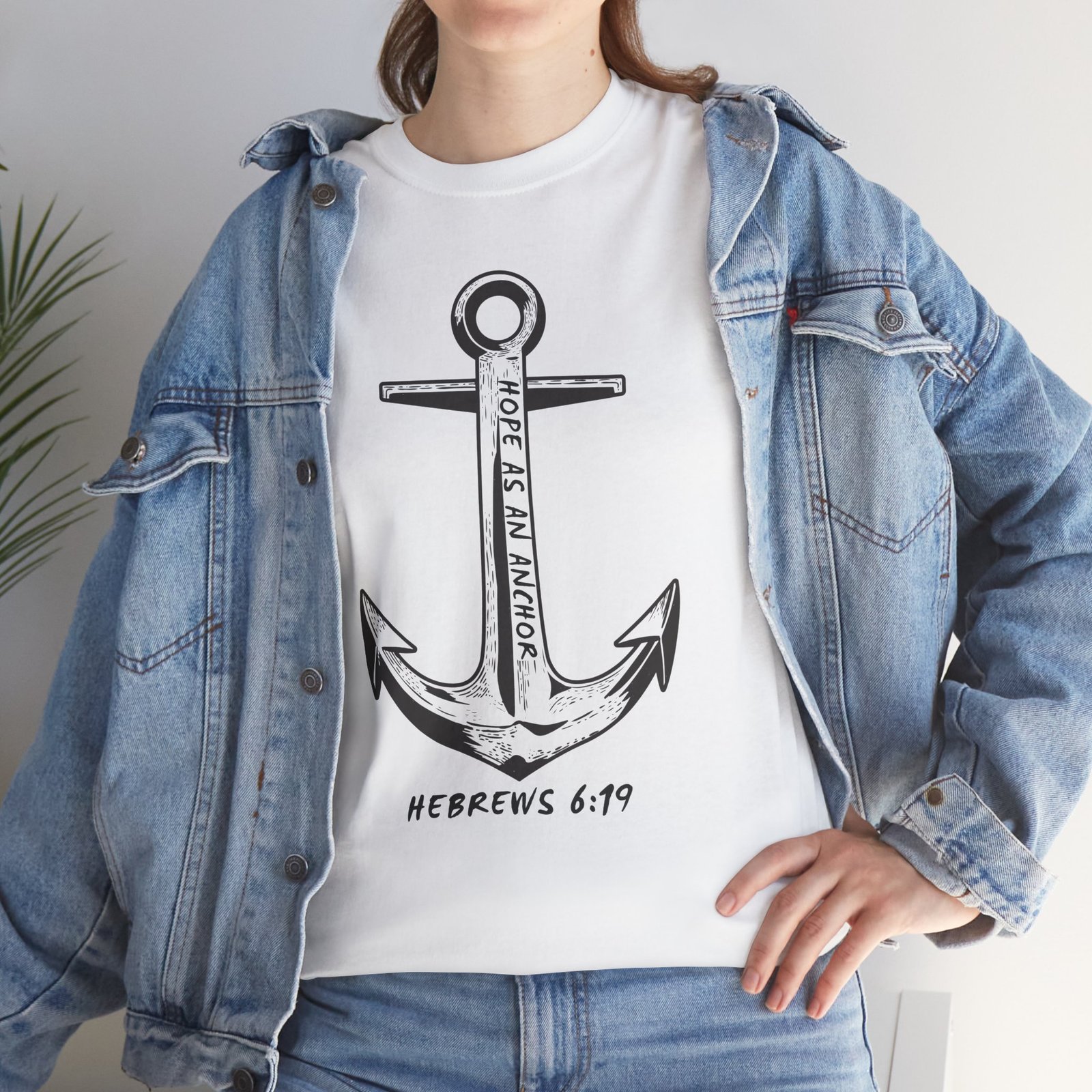 Anchor Faith T-Shirt – Hebrews 6:19 Christian Nautical Tee - Image 20