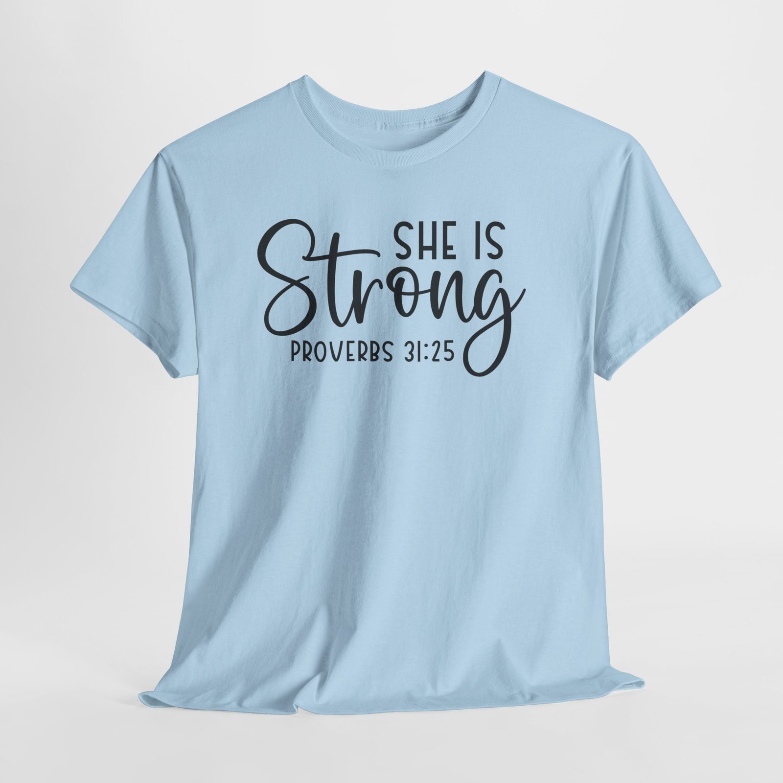 Proverbs 31 'She is Strong' — Inspirational Christian Tee - Image 67