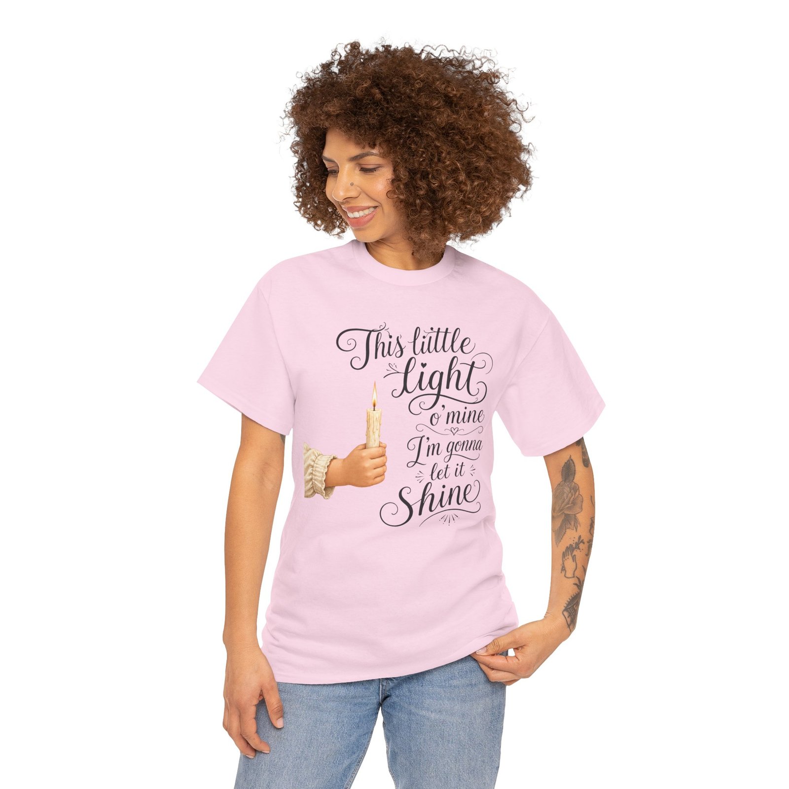 'This Little Light O' Mine' T-Shirt — Inspirational Gospel Tee - Image 74