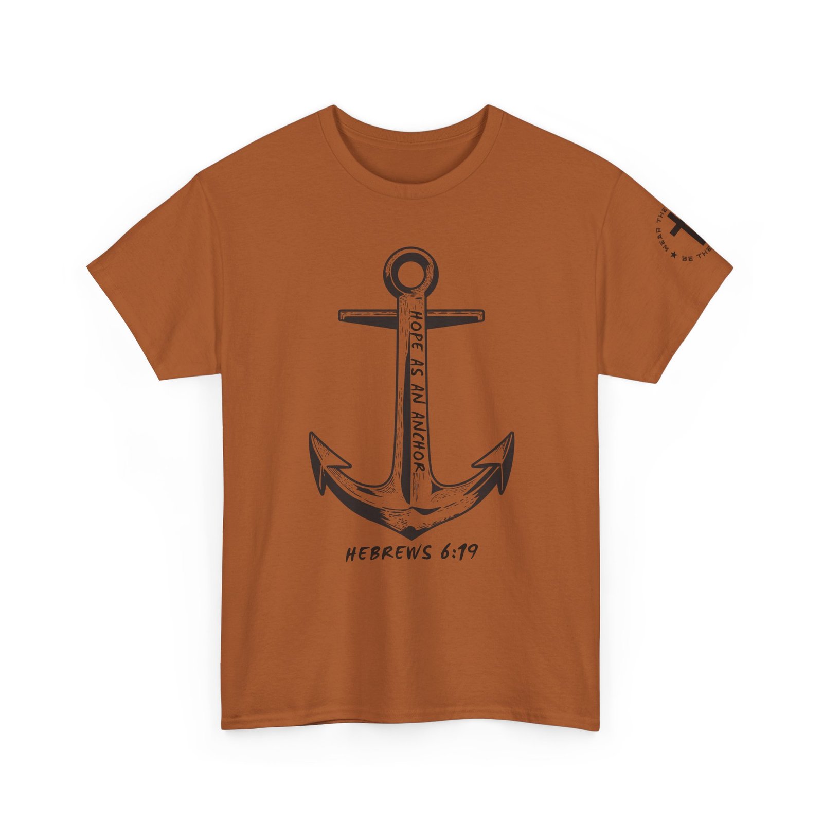Anchor Faith T-Shirt – Hebrews 6:19 Christian Nautical Tee - Image 43