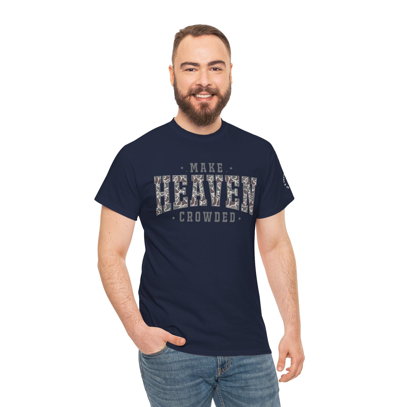 Make Heaven Crowded T-Shirt — Inspirational Christian Faith Tee - Image 77
