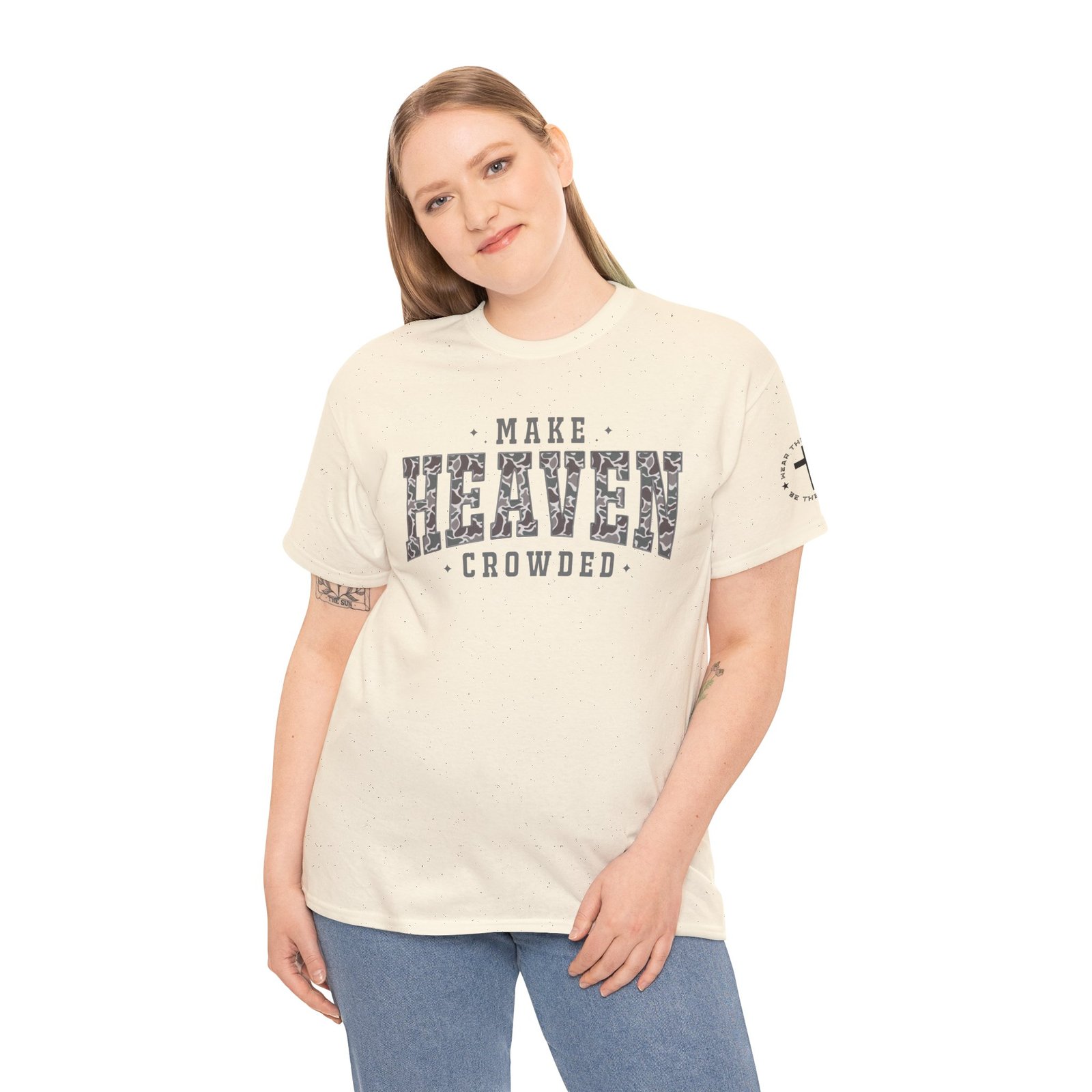 Make Heaven Crowded T-Shirt — Inspirational Christian Faith Tee - Image 46