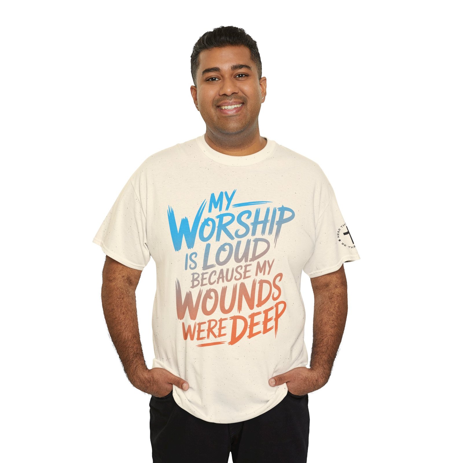 Loud Worship Tee — Christian Graphic T-Shirt - Image 7