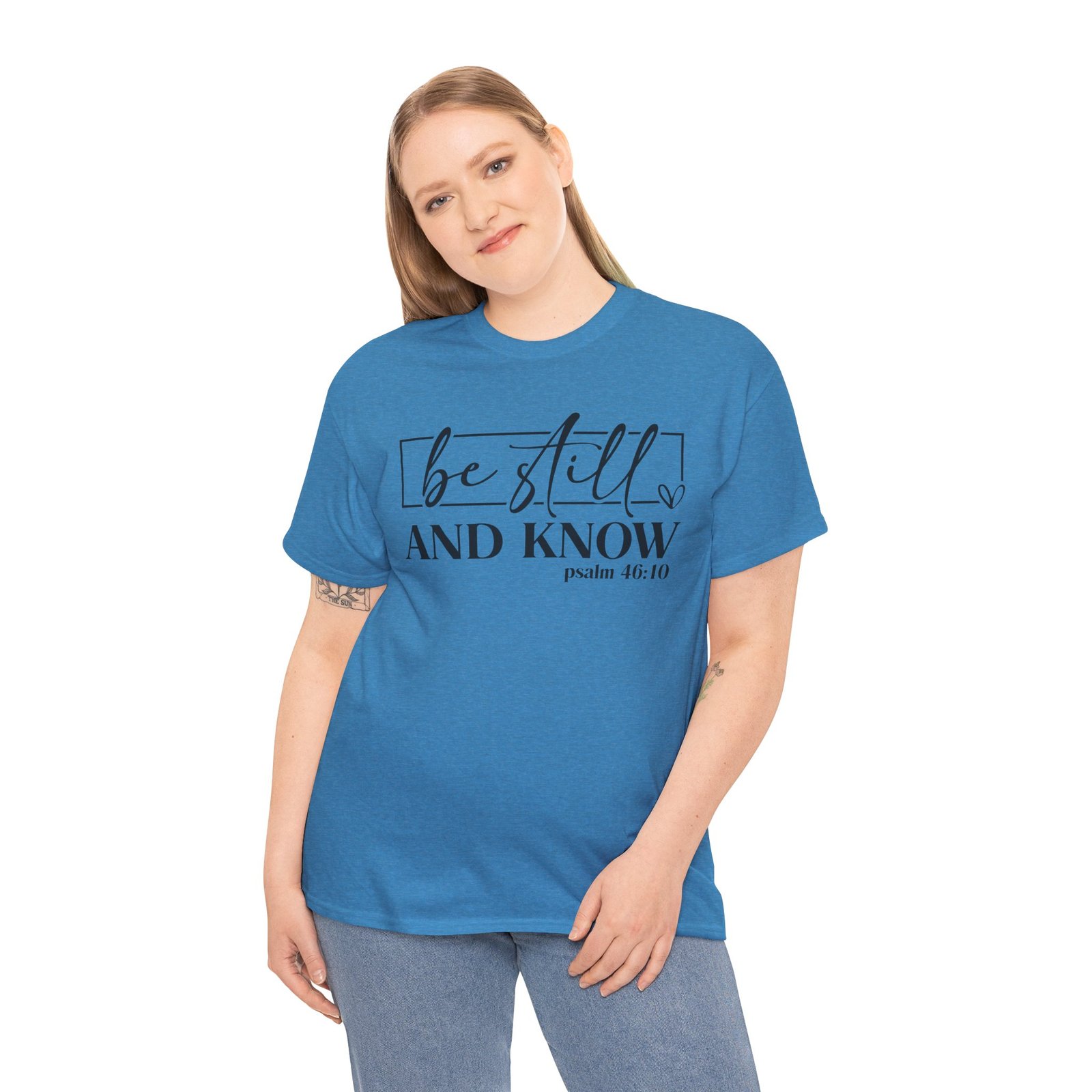 Be Still & Know Psalm 46 — Christian Faith Graphic Tee - Image 55
