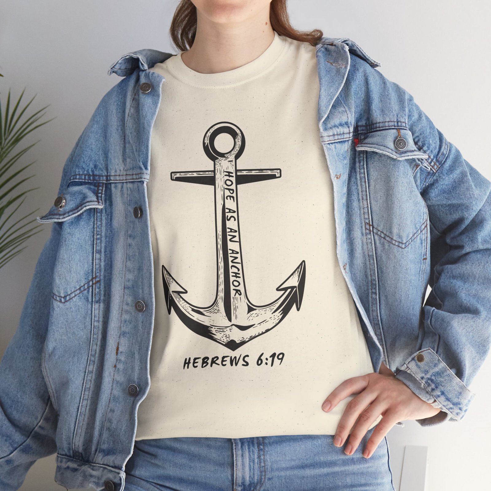 Anchor Faith T-Shirt – Hebrews 6:19 Christian Nautical Tee - Image 61