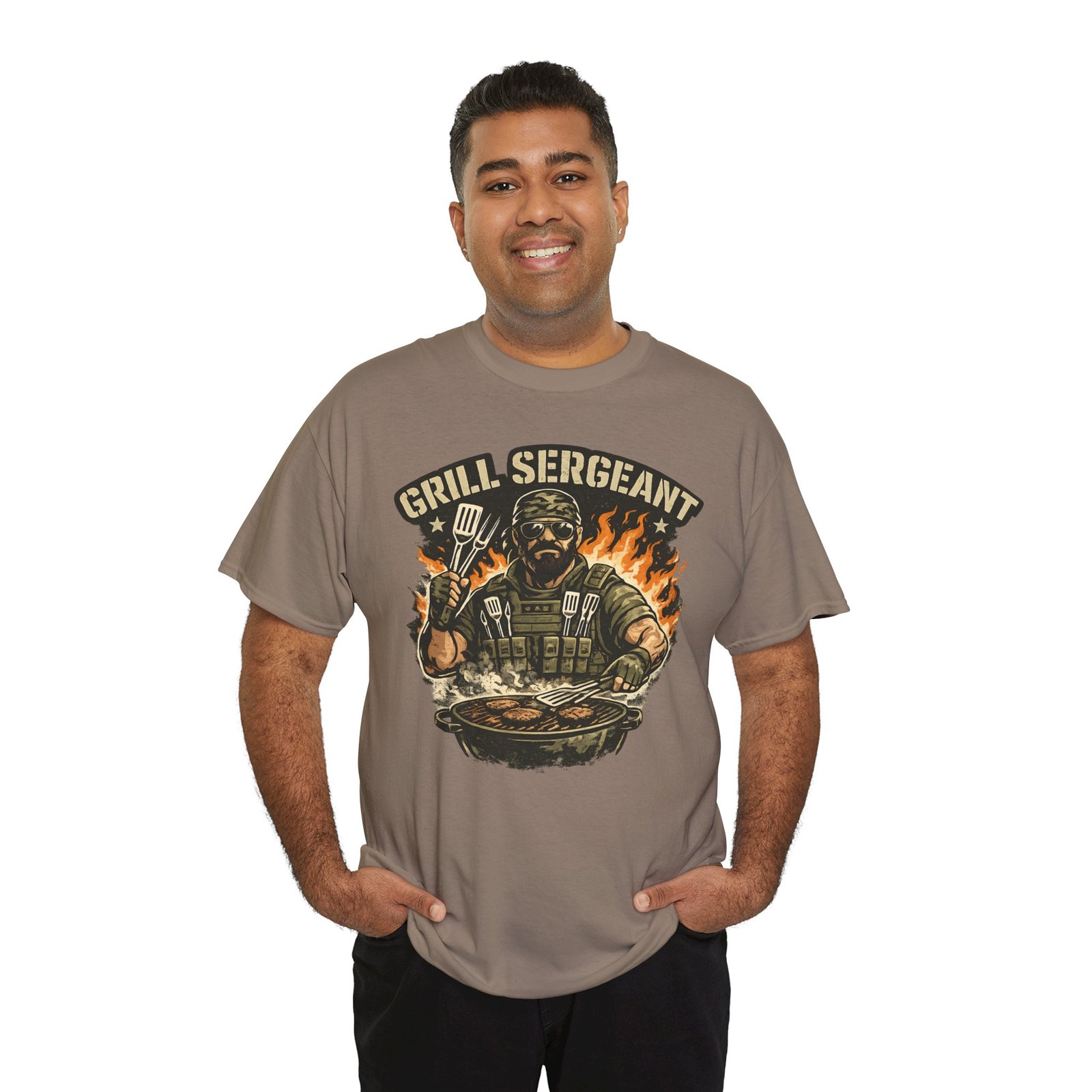 Grill Sergeant Dad T-Shirt — Funny Father’s Day BBQ Tee - Image 30