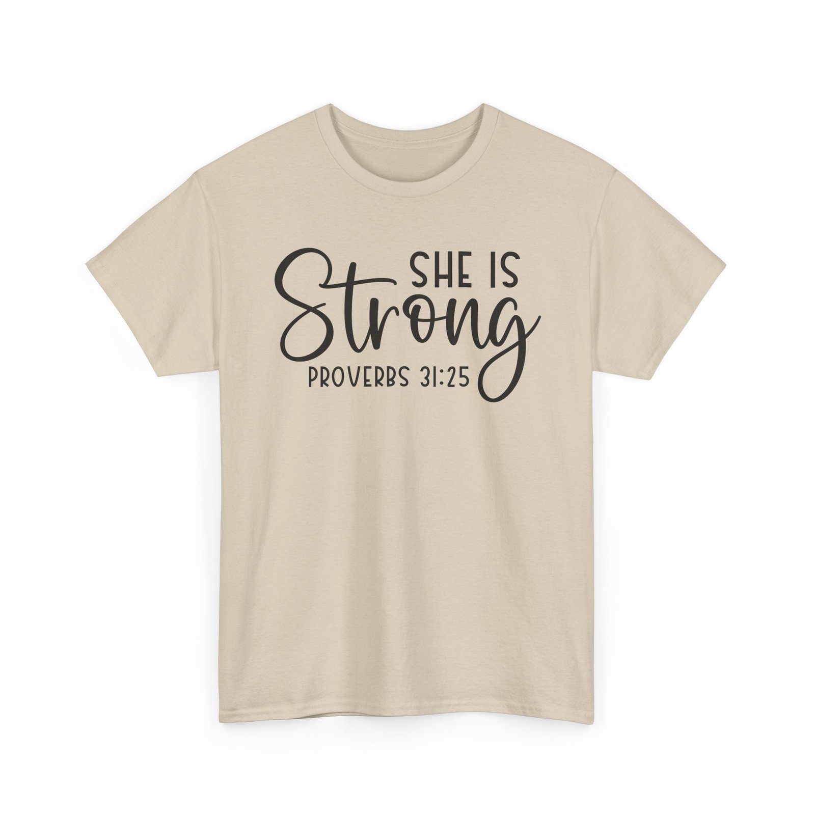 Proverbs 31 'She is Strong' — Inspirational Christian Tee - Image 17