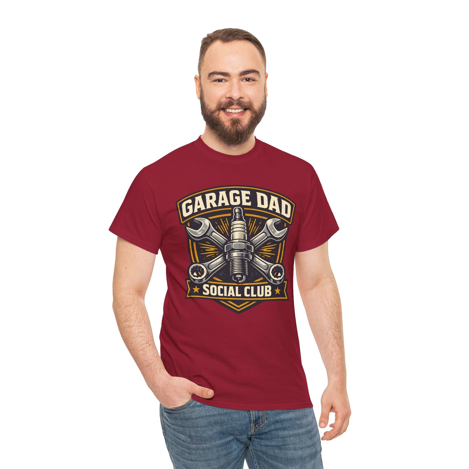 Garage Dad Social Club T-Shirt - Image 65