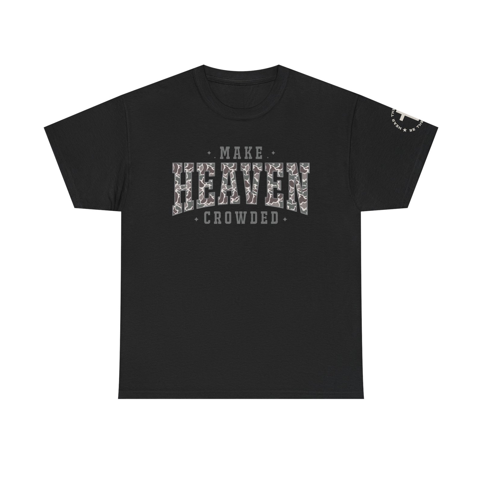 Make Heaven Crowded T-Shirt — Inspirational Christian Faith Tee - Image 2