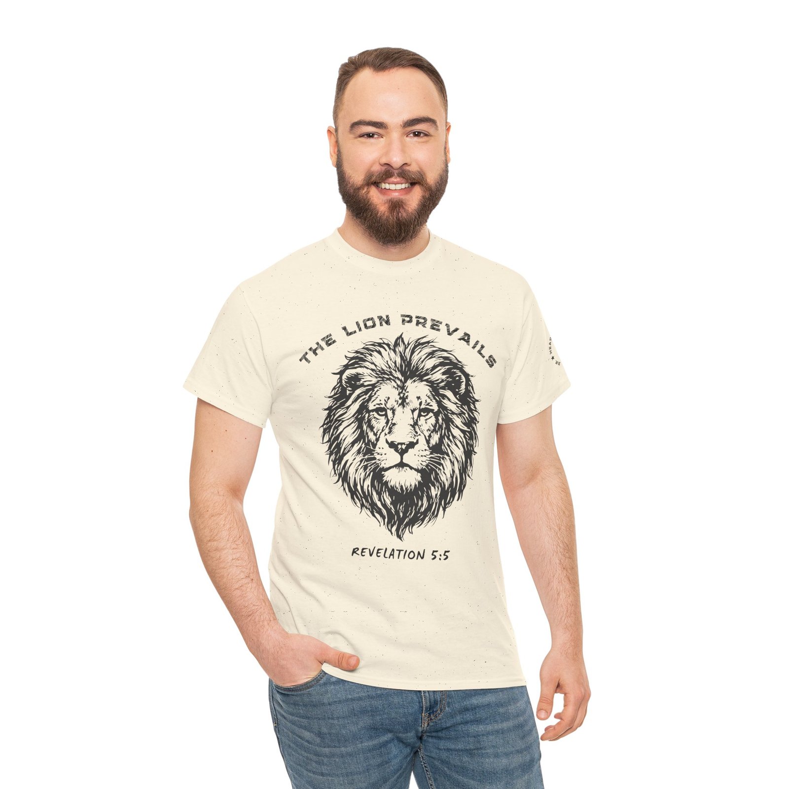 Lion Prevails T-Shirt — 'The Lion Prevails' Revelation 5:5 Christian Tee - Image 34