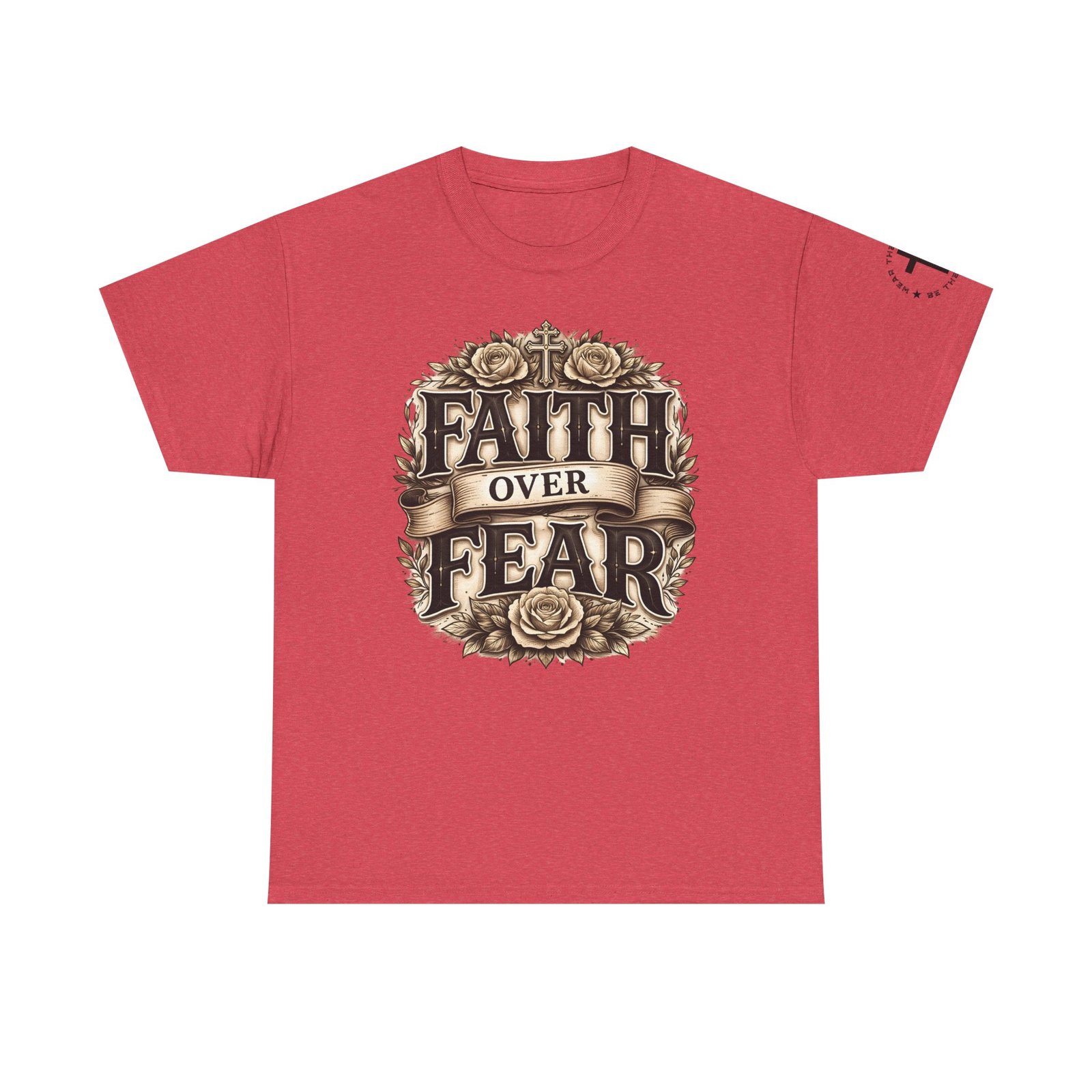 Faith Over Fear T-Shirt — Inspirational Christian Tee - Image 82