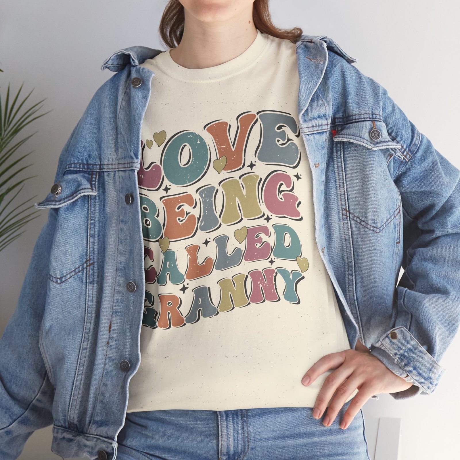 Love Being Called Granny T-Shirt — Proud Granny Tee - Image 43