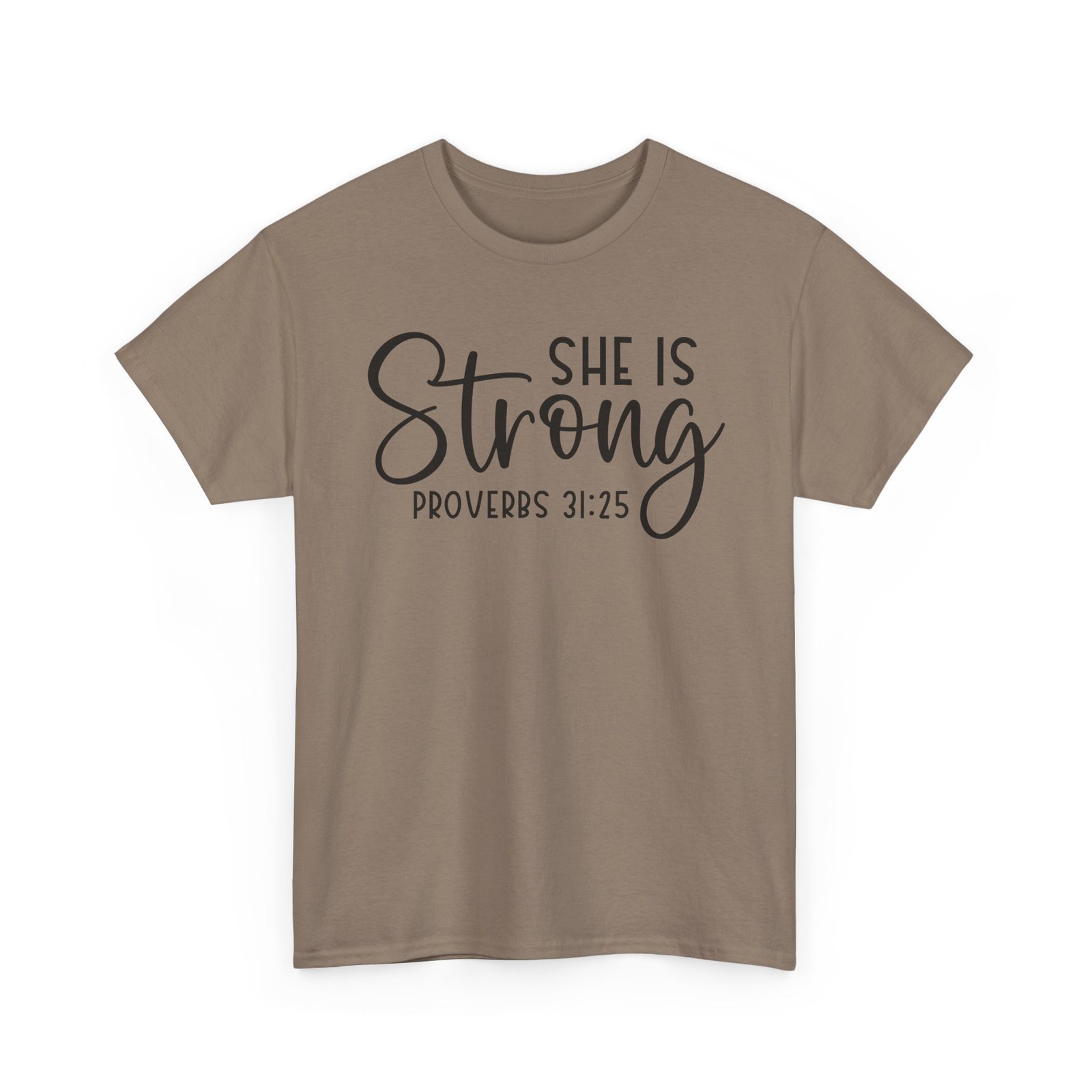 Proverbs 31 'She is Strong' — Inspirational Christian Tee - Image 38