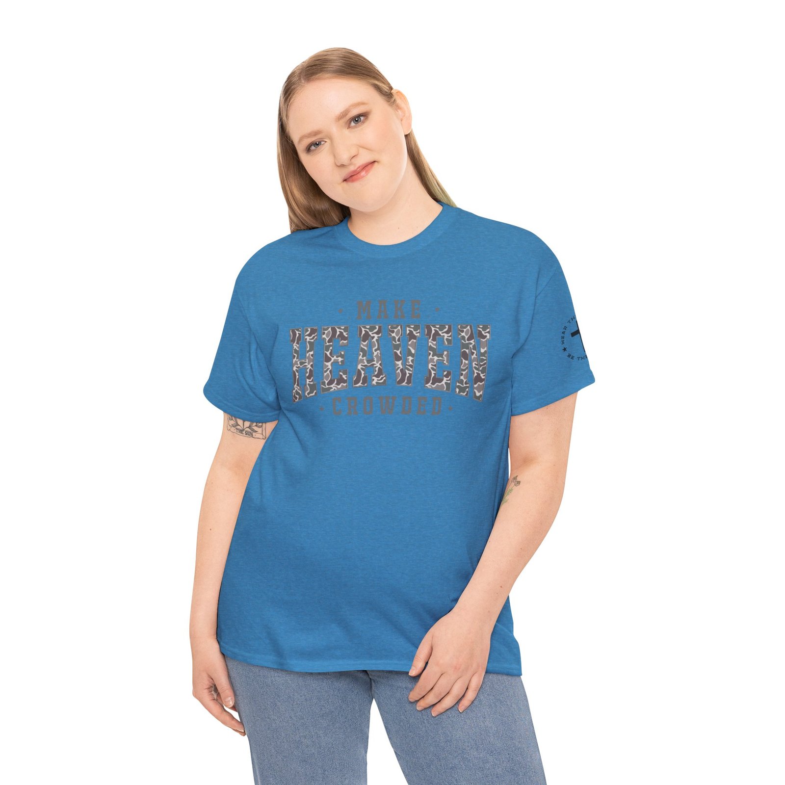 Make Heaven Crowded T-Shirt — Inspirational Christian Faith Tee - Image 56