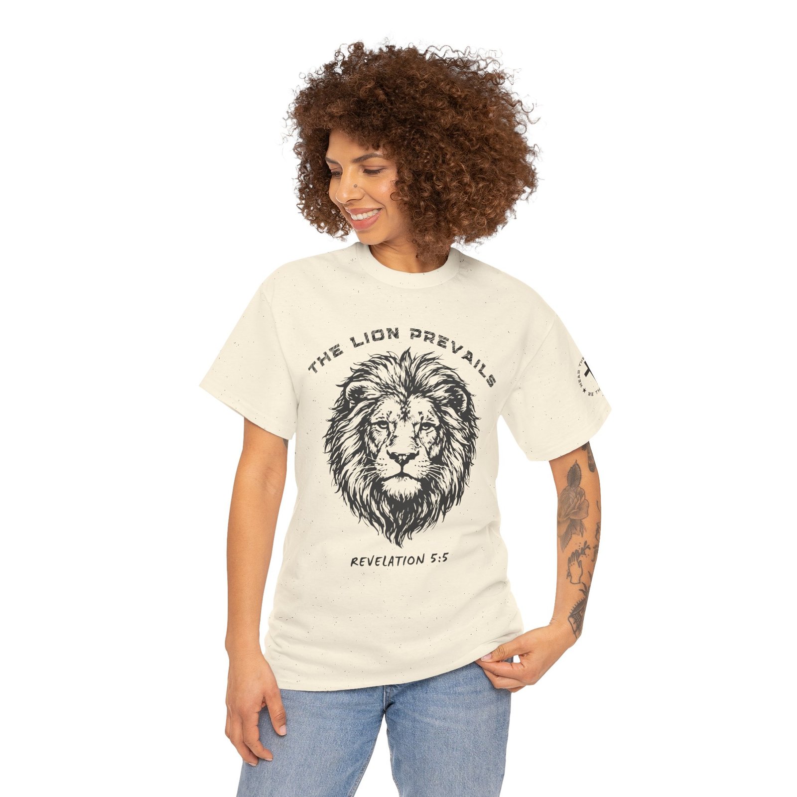 Lion Prevails T-Shirt — 'The Lion Prevails' Revelation 5:5 Christian Tee - Image 32