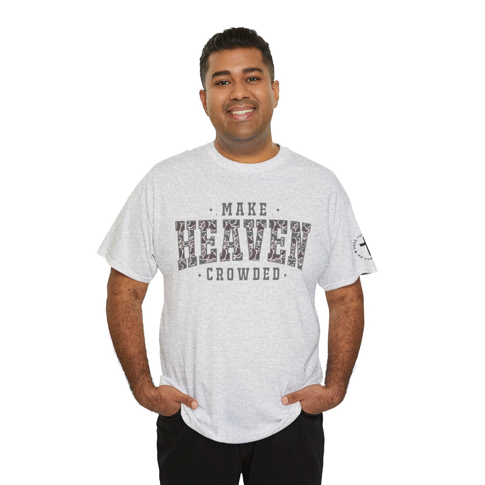 Make Heaven Crowded T-Shirt — Inspirational Christian Faith Tee - Image 29