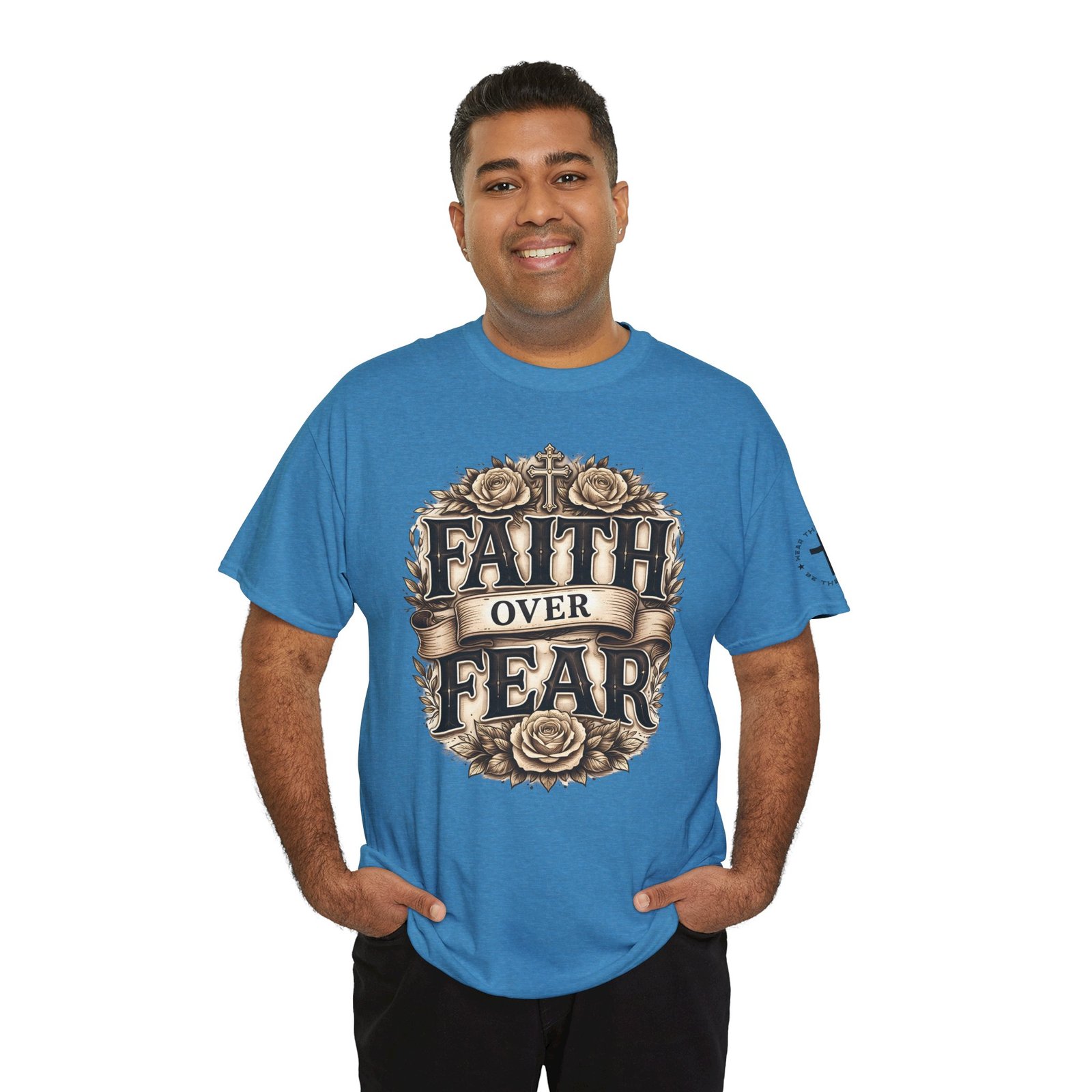 Faith Over Fear T-Shirt — Inspirational Christian Tee - Image 78