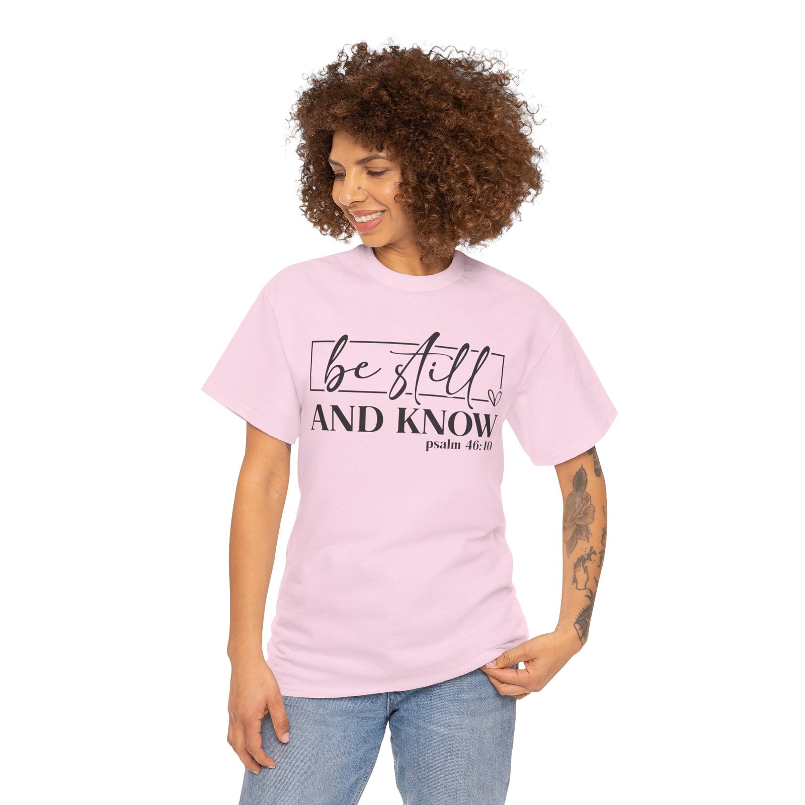 Be Still & Know Psalm 46 — Christian Faith Graphic Tee - Image 75