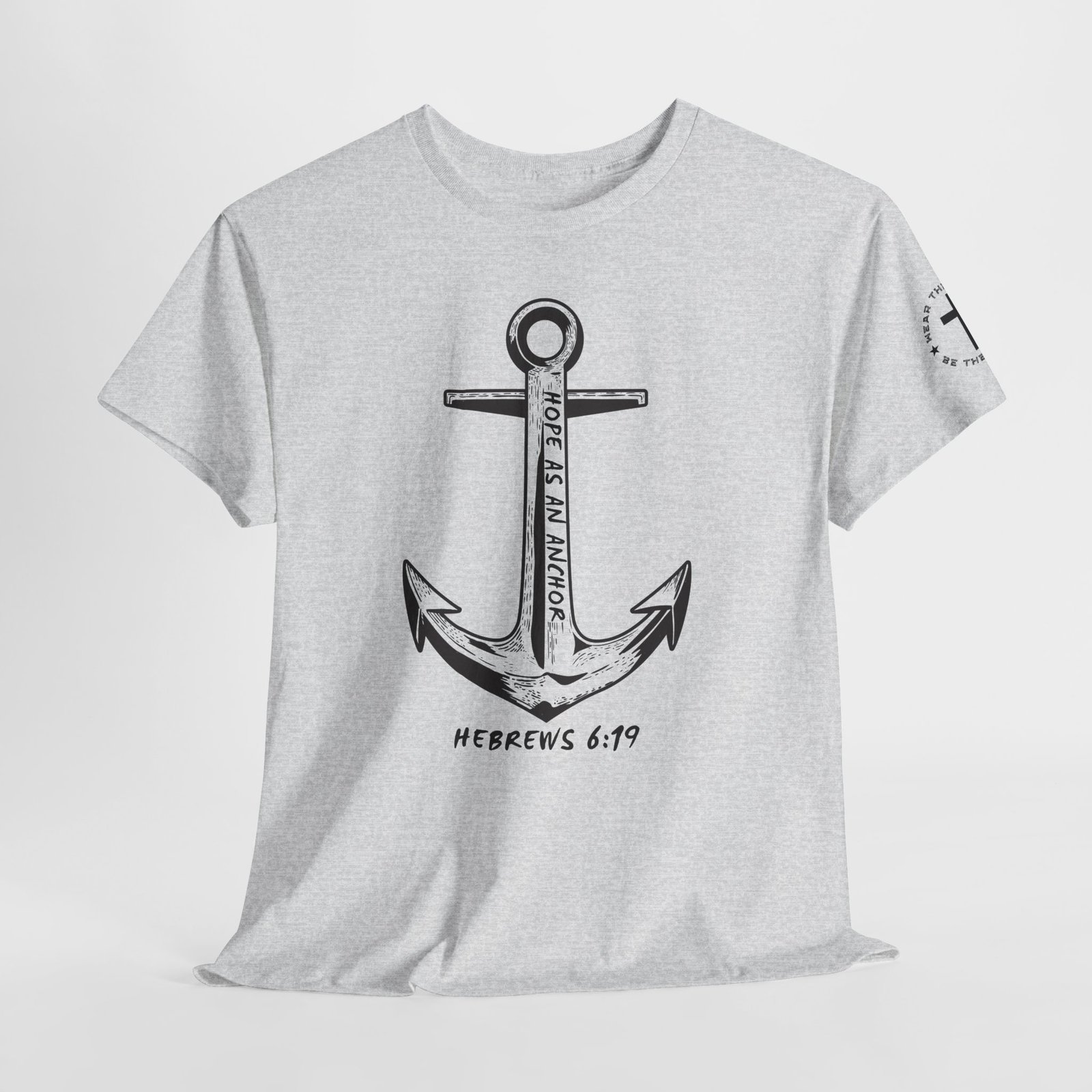 Anchor Faith T-Shirt – Hebrews 6:19 Christian Nautical Tee - Image 24