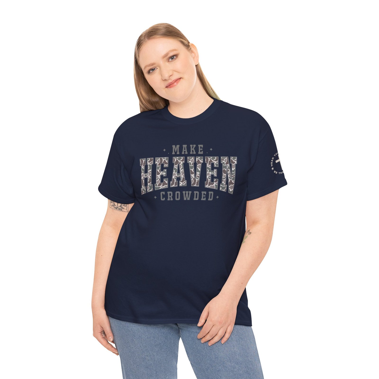 Make Heaven Crowded T-Shirt — Inspirational Christian Faith Tee - Image 76