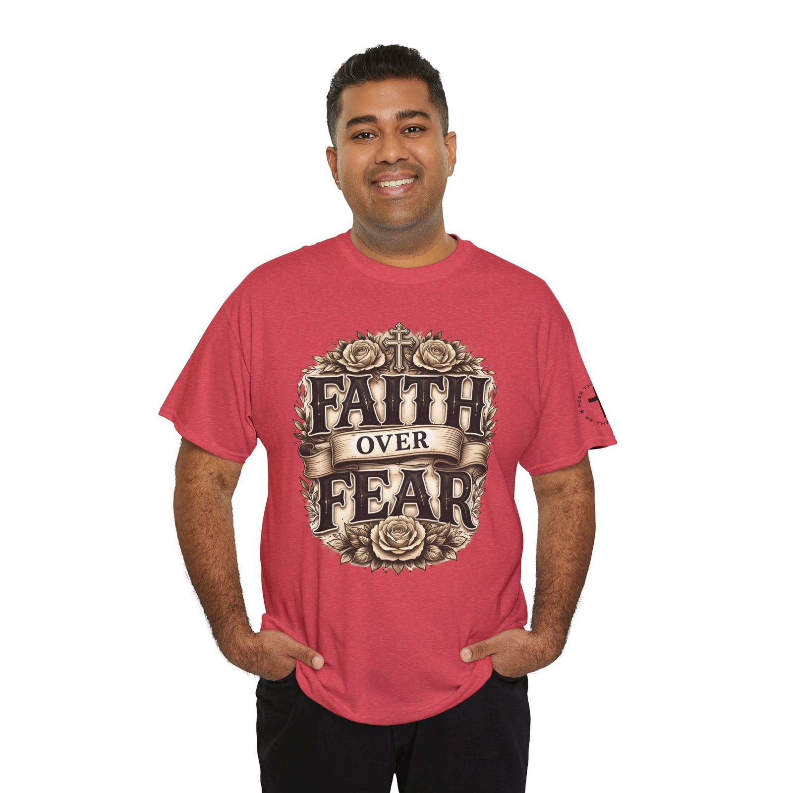 Faith Over Fear T-Shirt — Inspirational Christian Tee - Image 88
