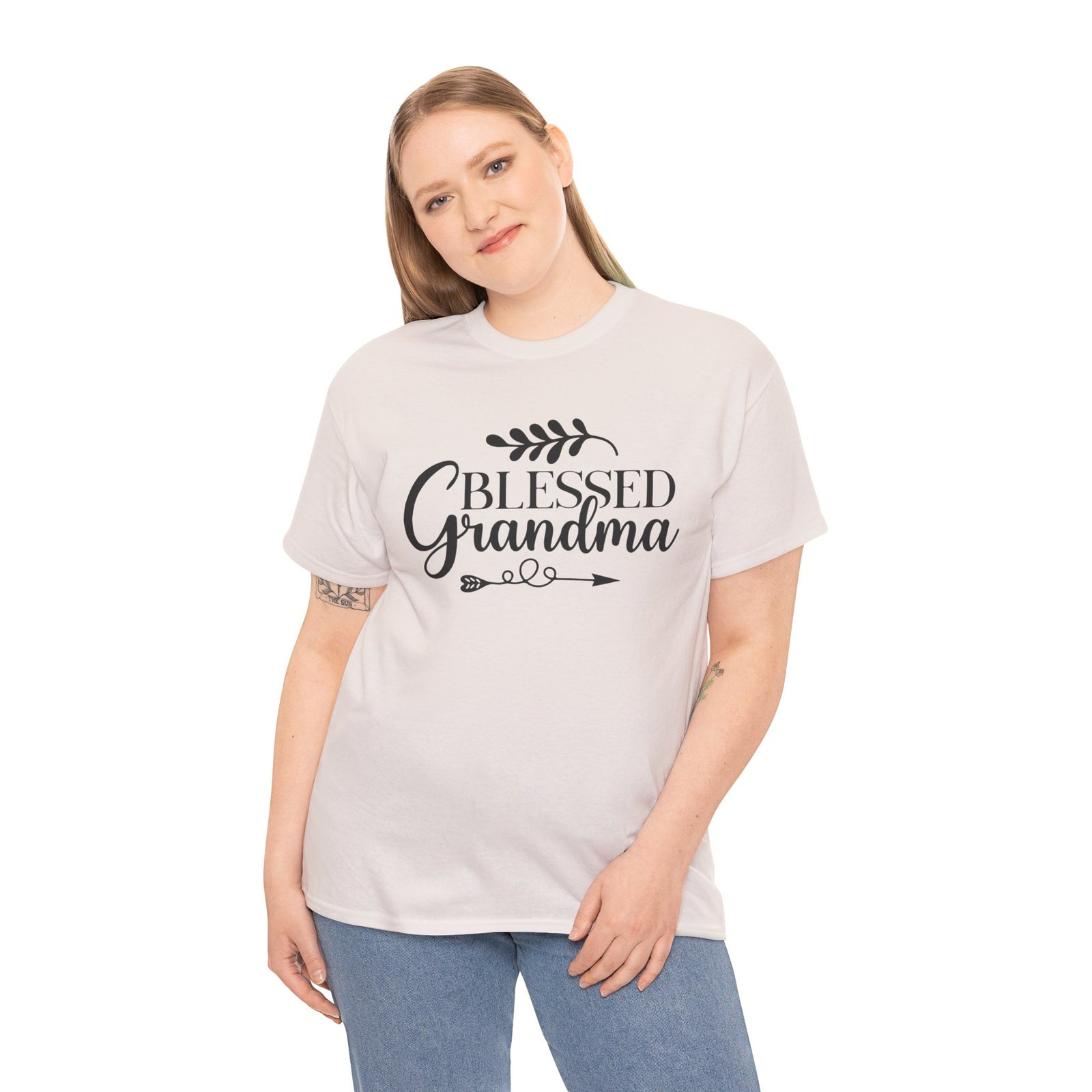 Blessed Grandma T-Shirt – Floral Grandma Gift Tee - Image 27