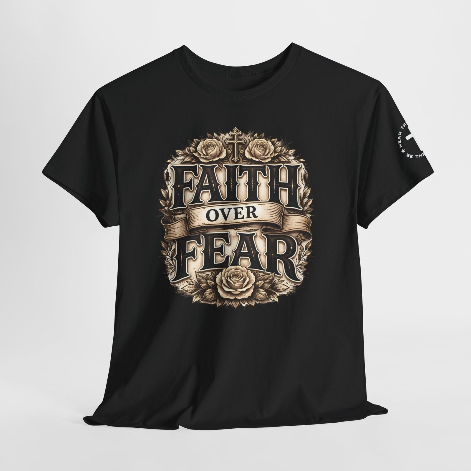 Faith Over Fear T-Shirt — Inspirational Christian Tee
