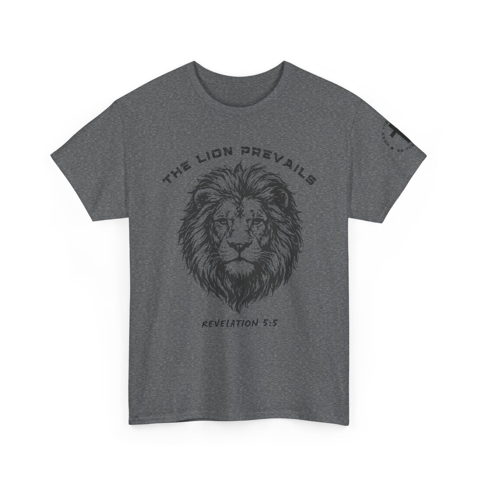 Lion Prevails T-Shirt — 'The Lion Prevails' Revelation 5:5 Christian Tee - Image 48