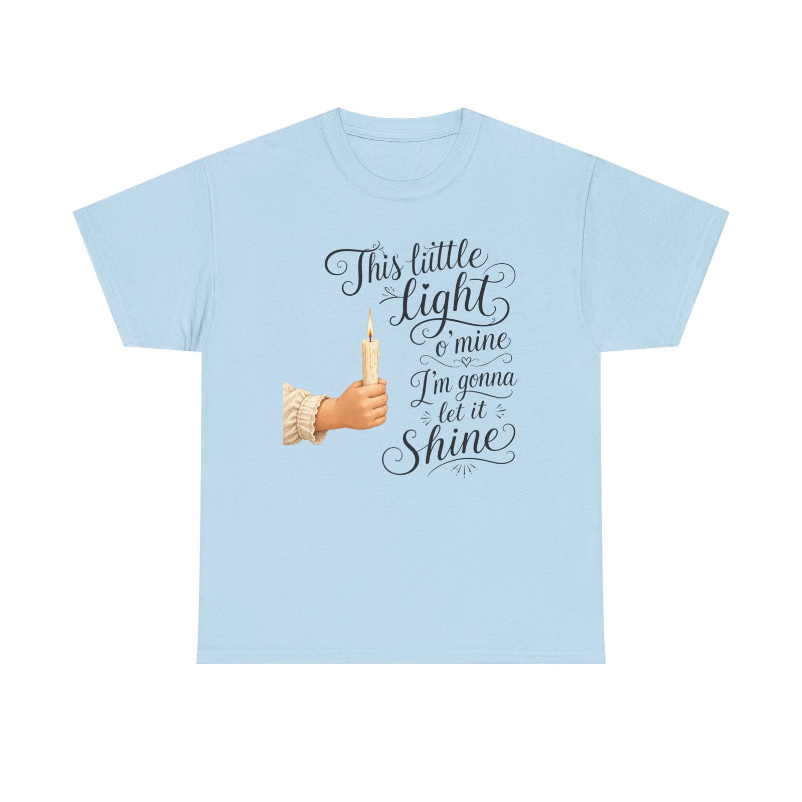 'This Little Light O' Mine' T-Shirt — Inspirational Gospel Tee - Image 58
