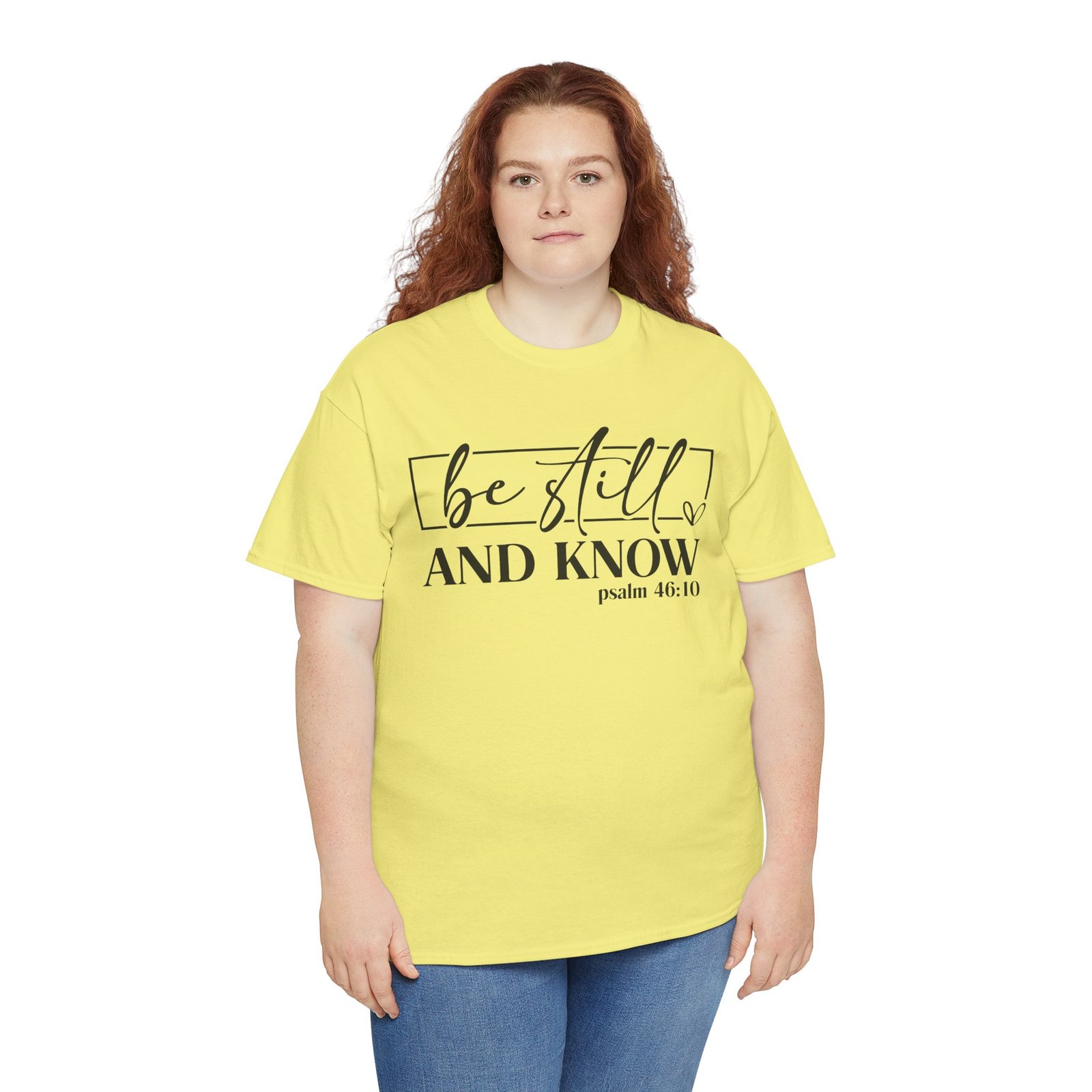 Be Still & Know Psalm 46 — Christian Faith Graphic Tee - Image 6