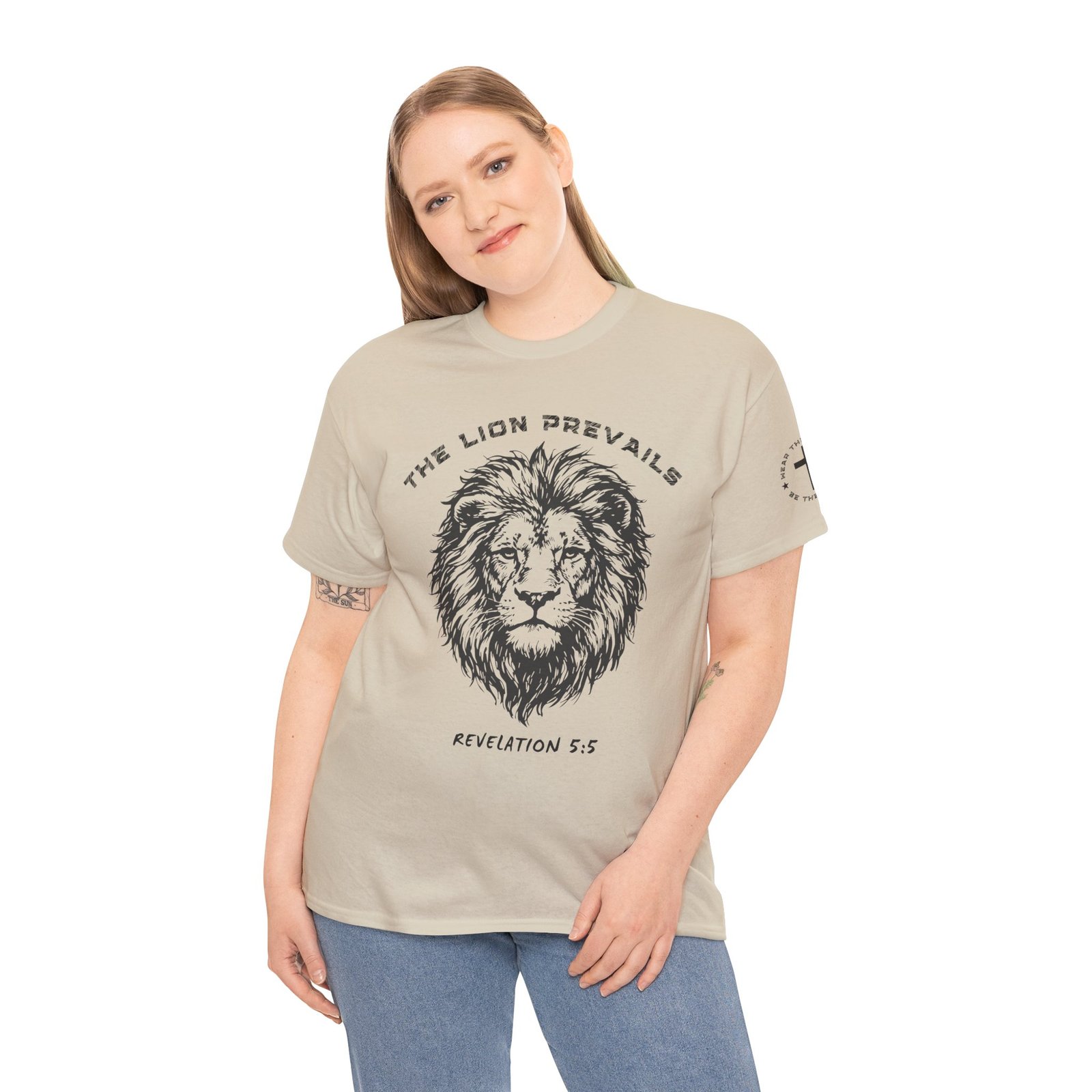 Lion Prevails T-Shirt — 'The Lion Prevails' Revelation 5:5 Christian Tee - Image 15