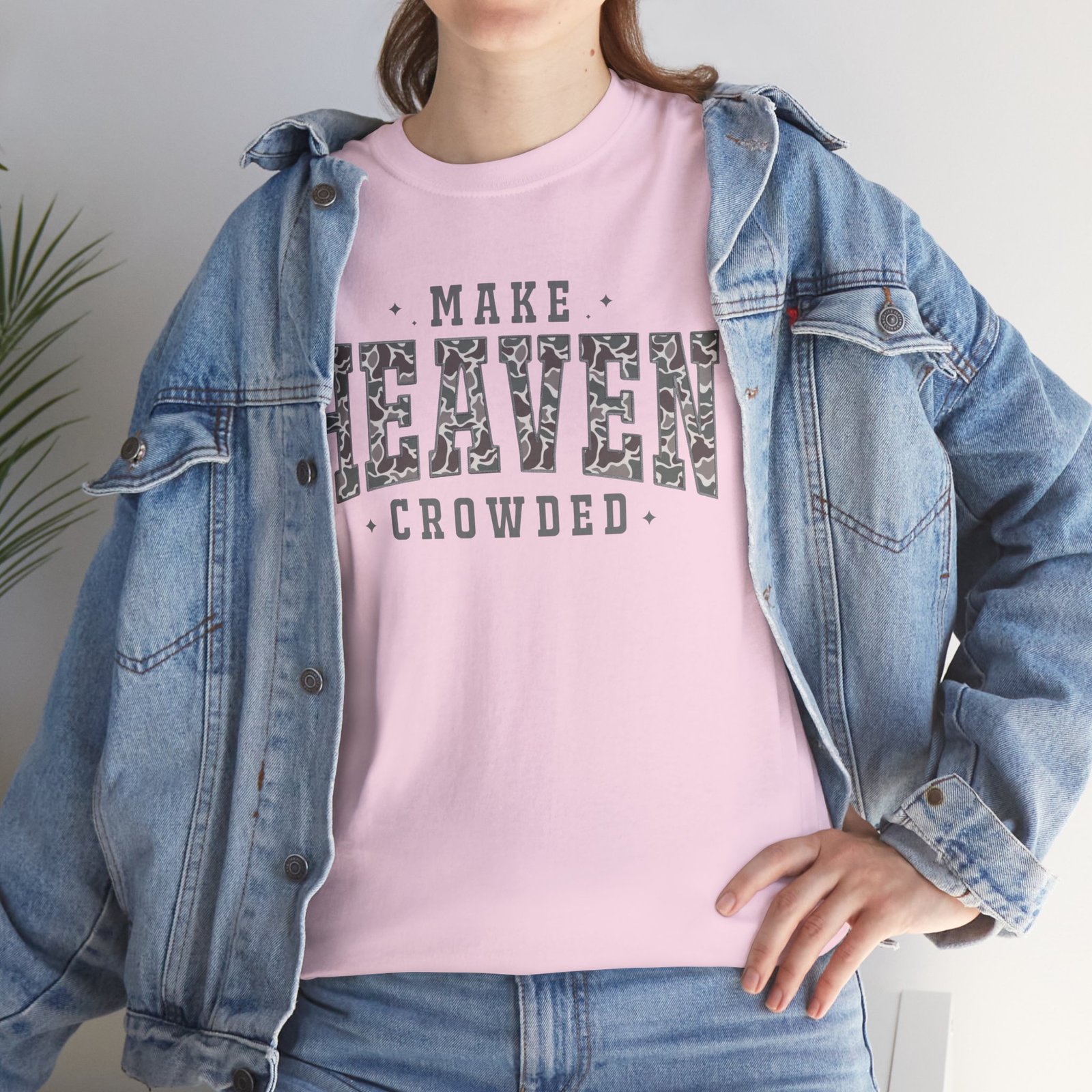 Make Heaven Crowded T-Shirt — Inspirational Christian Faith Tee - Image 101