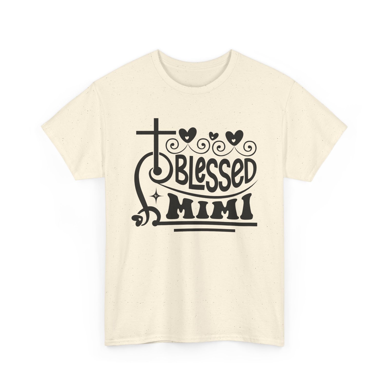 Blessed Mimi Tee — Cross & Hearts Christian Gift for Grandma - Image 38