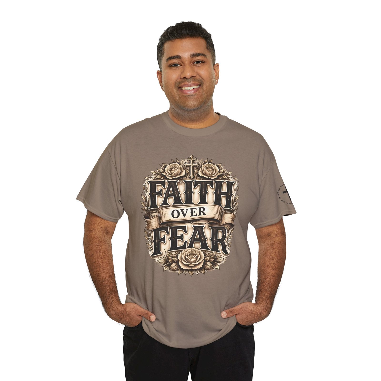 Faith Over Fear T-Shirt — Inspirational Christian Tee - Image 38