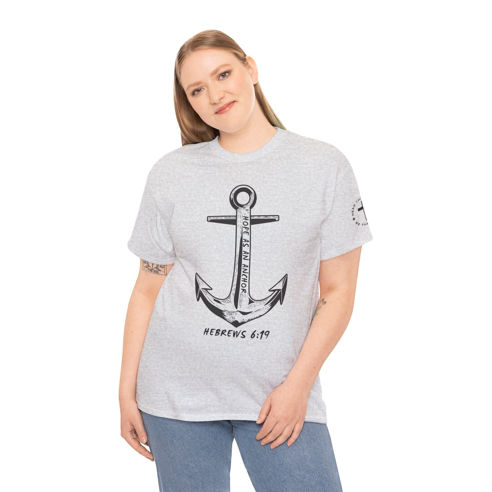 Anchor Faith T-Shirt – Hebrews 6:19 Christian Nautical Tee - Image 26