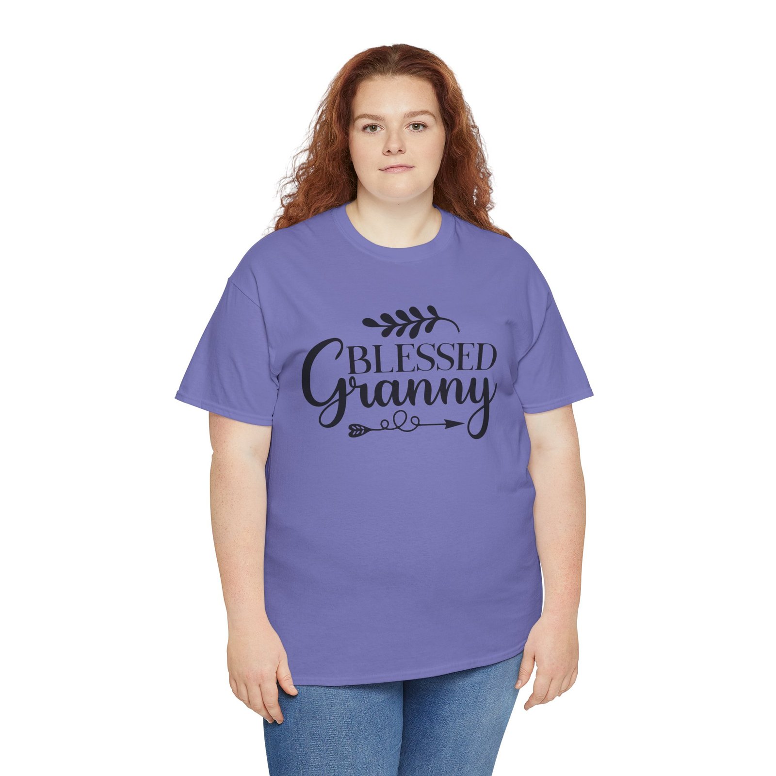 Blessed Granny T-Shirt – Floral Grandma Gift Tee - Image 70