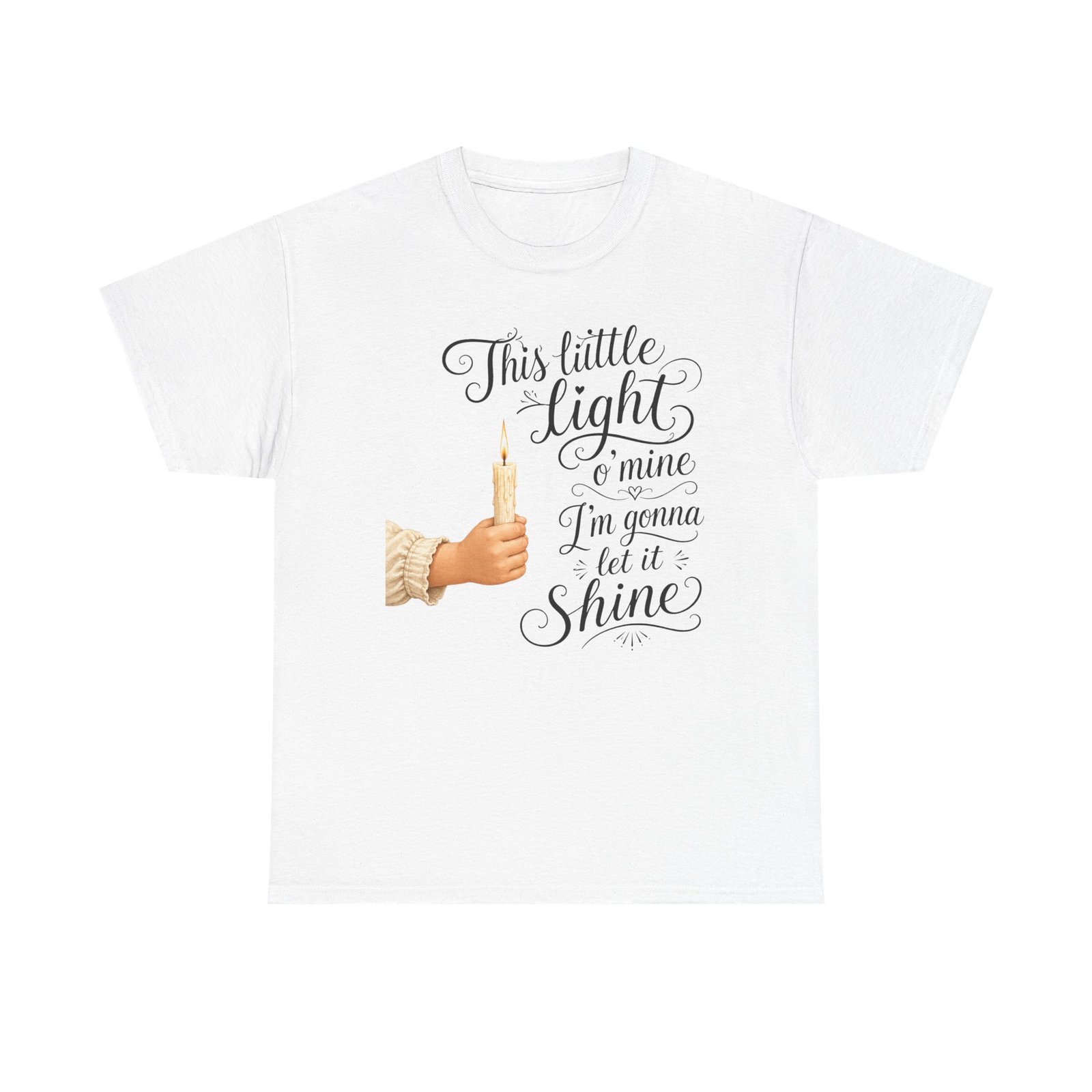'This Little Light O' Mine' T-Shirt — Inspirational Gospel Tee - Image 8