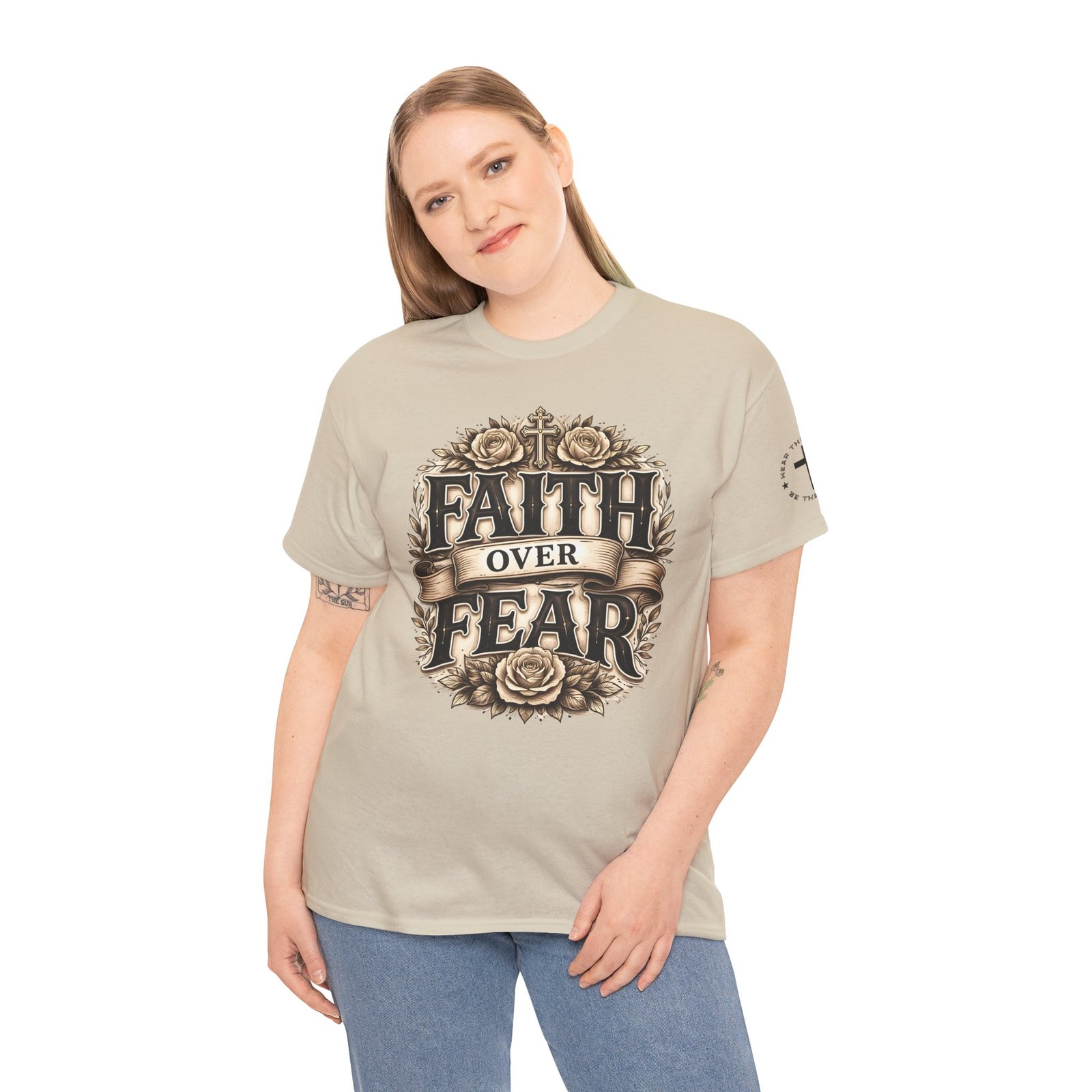 Faith Over Fear T-Shirt — Inspirational Christian Tee - Image 26