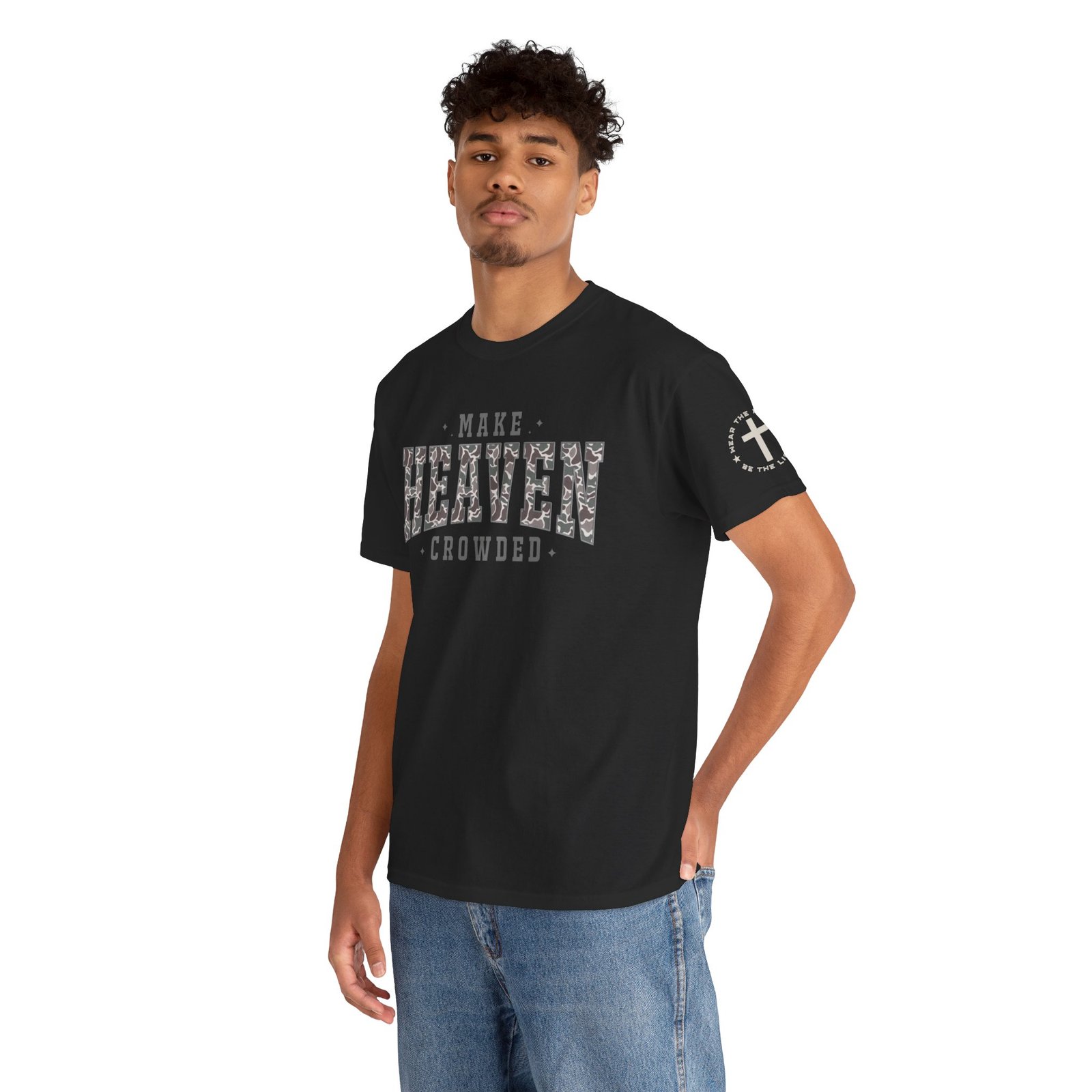 Make Heaven Crowded T-Shirt — Inspirational Christian Faith Tee - Image 7