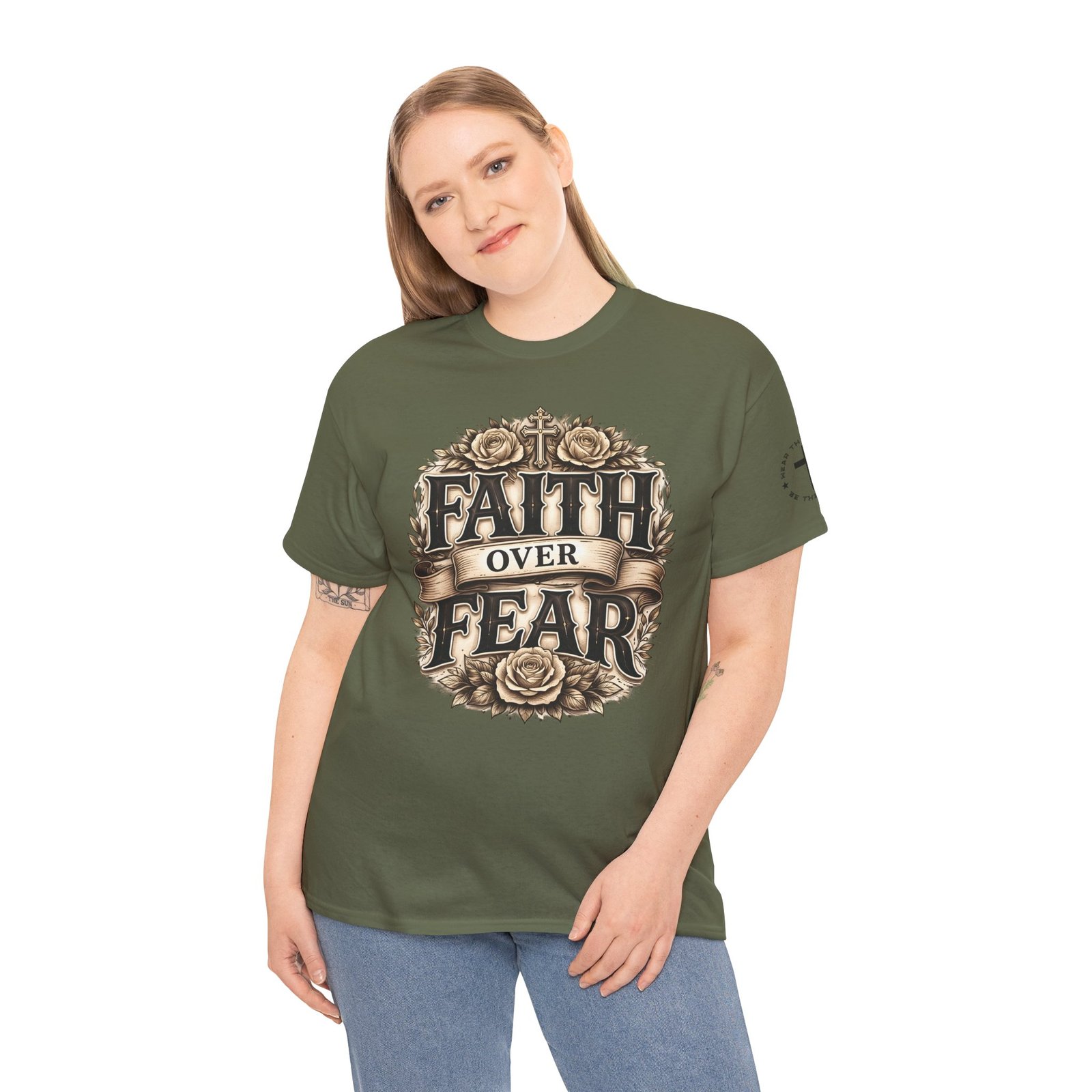 Faith Over Fear T-Shirt — Inspirational Christian Tee - Image 66